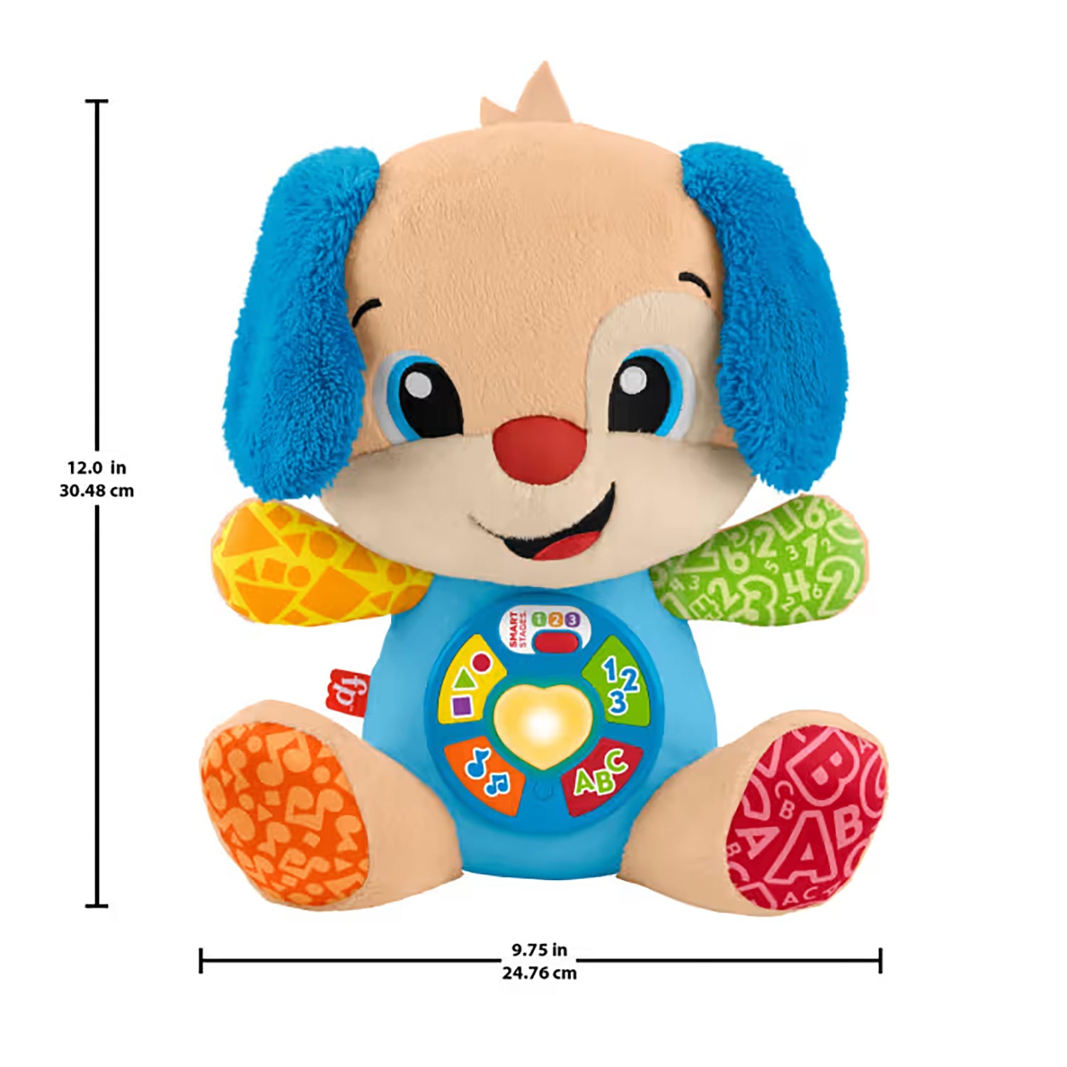 FISHER PRICE - Cagnolino Smart Stages Laugh & Learn Ridi e Impara Peluche Musicale