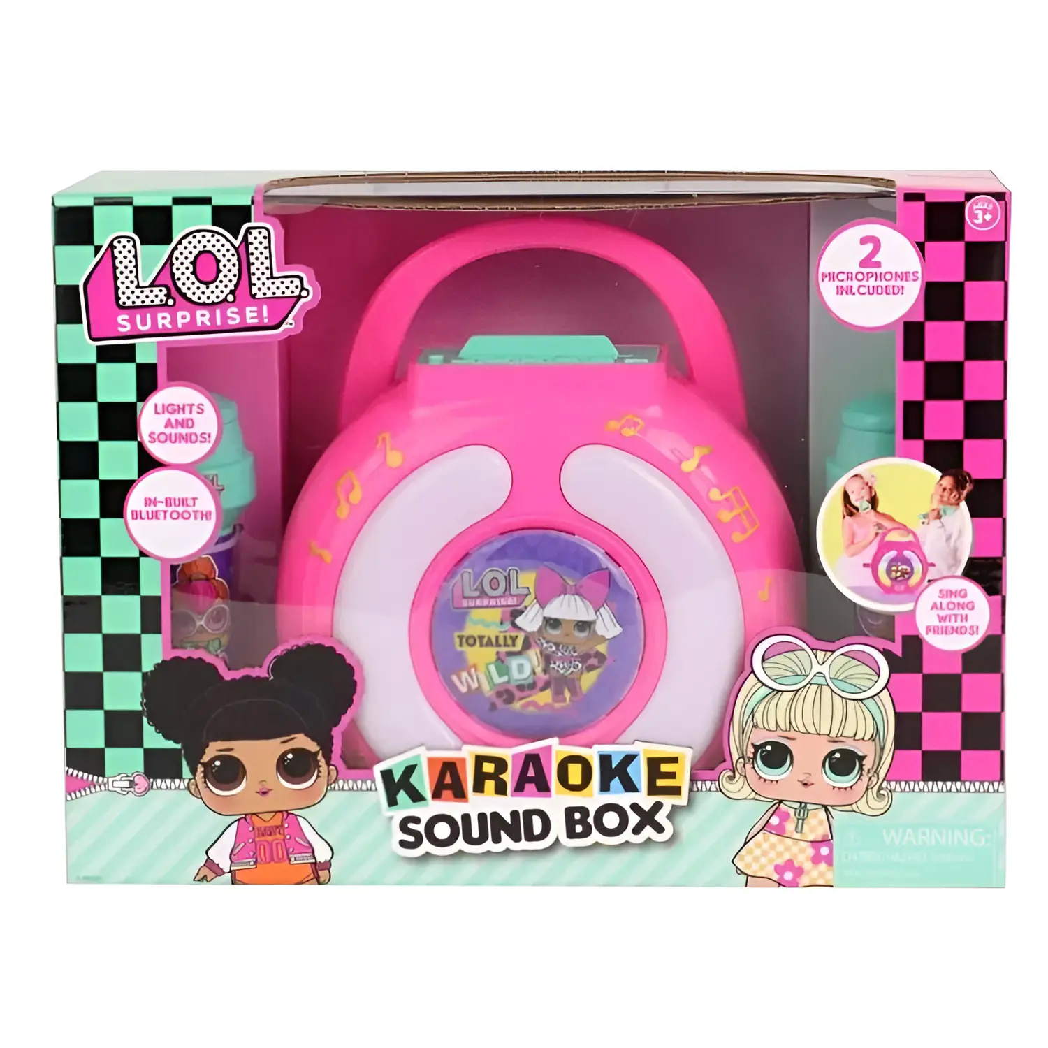 MGA ENTERTAINMENT - LOL Surprise Karaoke Sound Box con 2 Microfoni