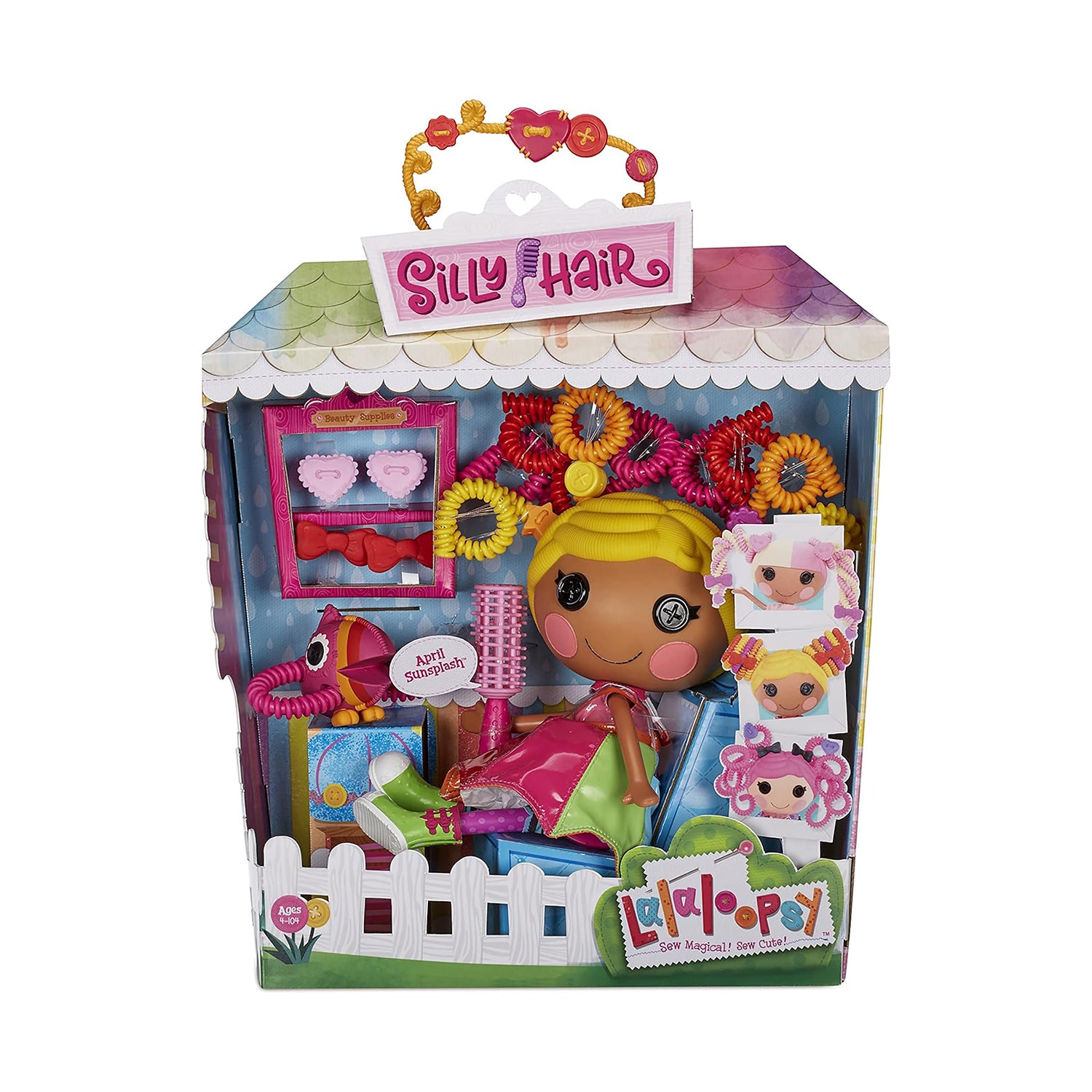 MGA ENTERTAINMENT - Lalaloopsy Silly Hair Bambola April Sunsplash con Accessori