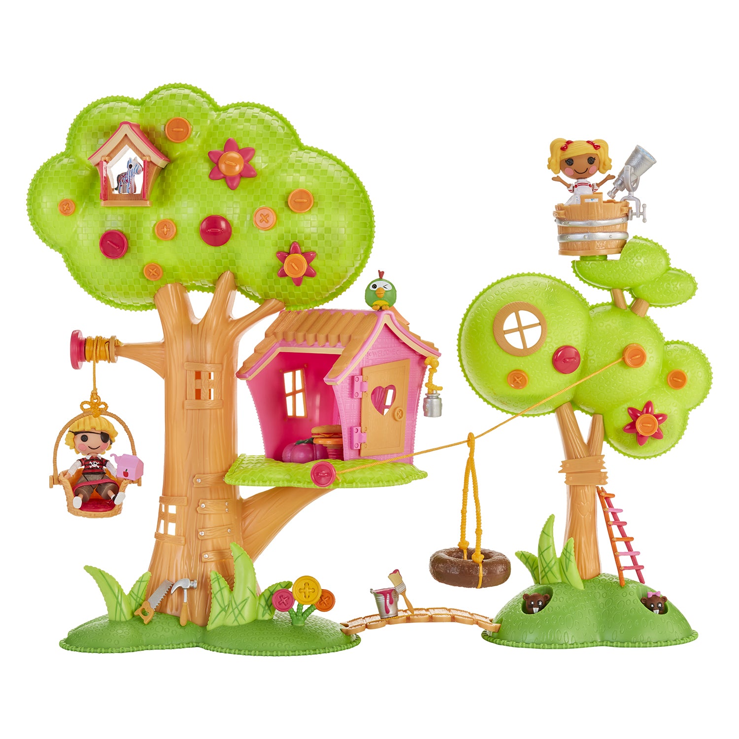 MGA ENTERTAINMENT - Mini Lalaloopsy Treehouse Playset con Bambole e Accessori