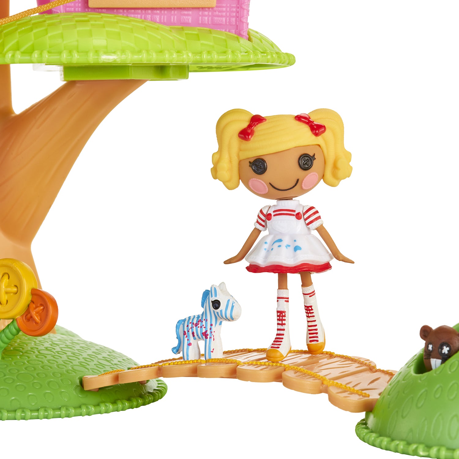 MGA ENTERTAINMENT - Mini Lalaloopsy Treehouse Playset con Bambole e Accessori