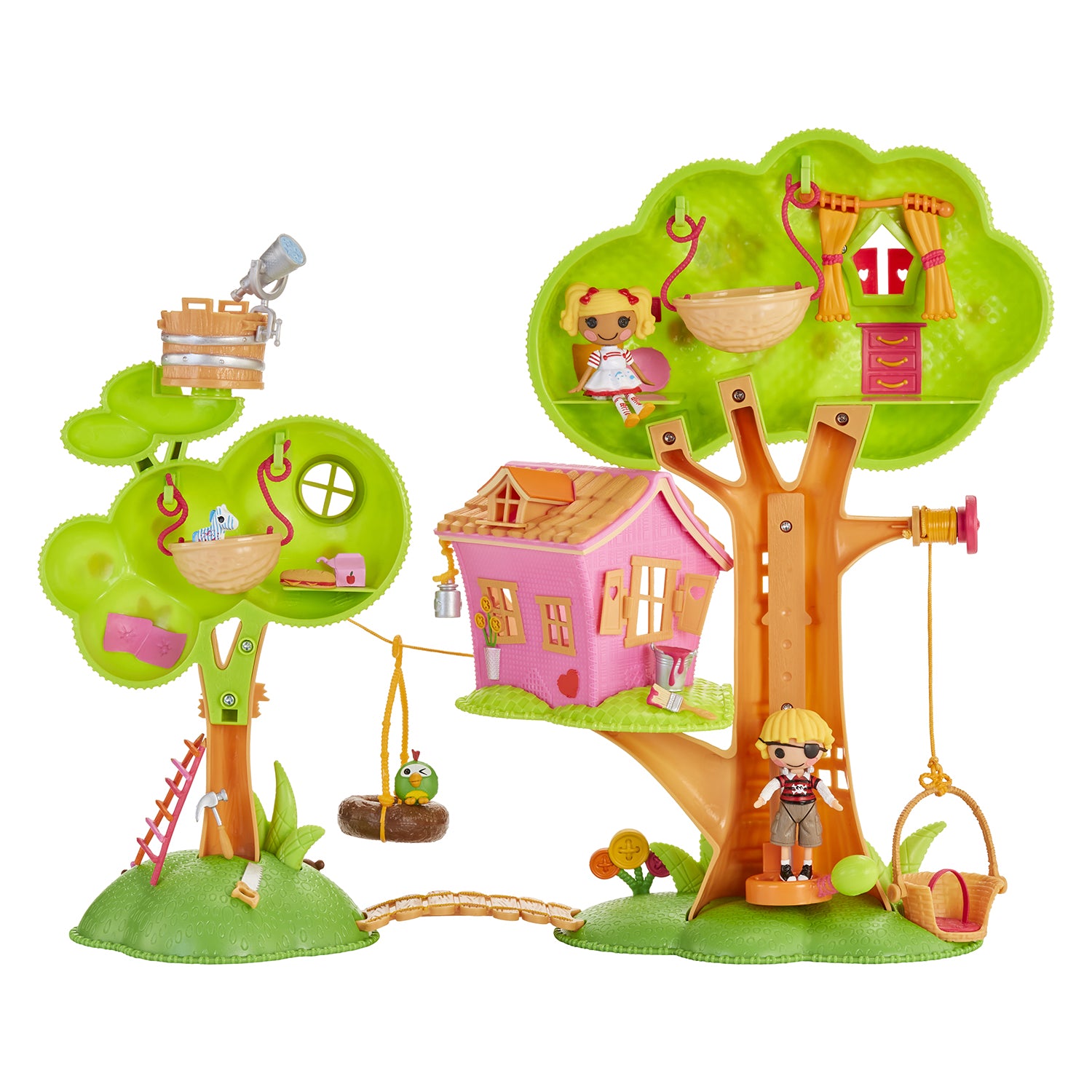 MGA ENTERTAINMENT - Mini Lalaloopsy Treehouse Playset con Bambole e Accessori