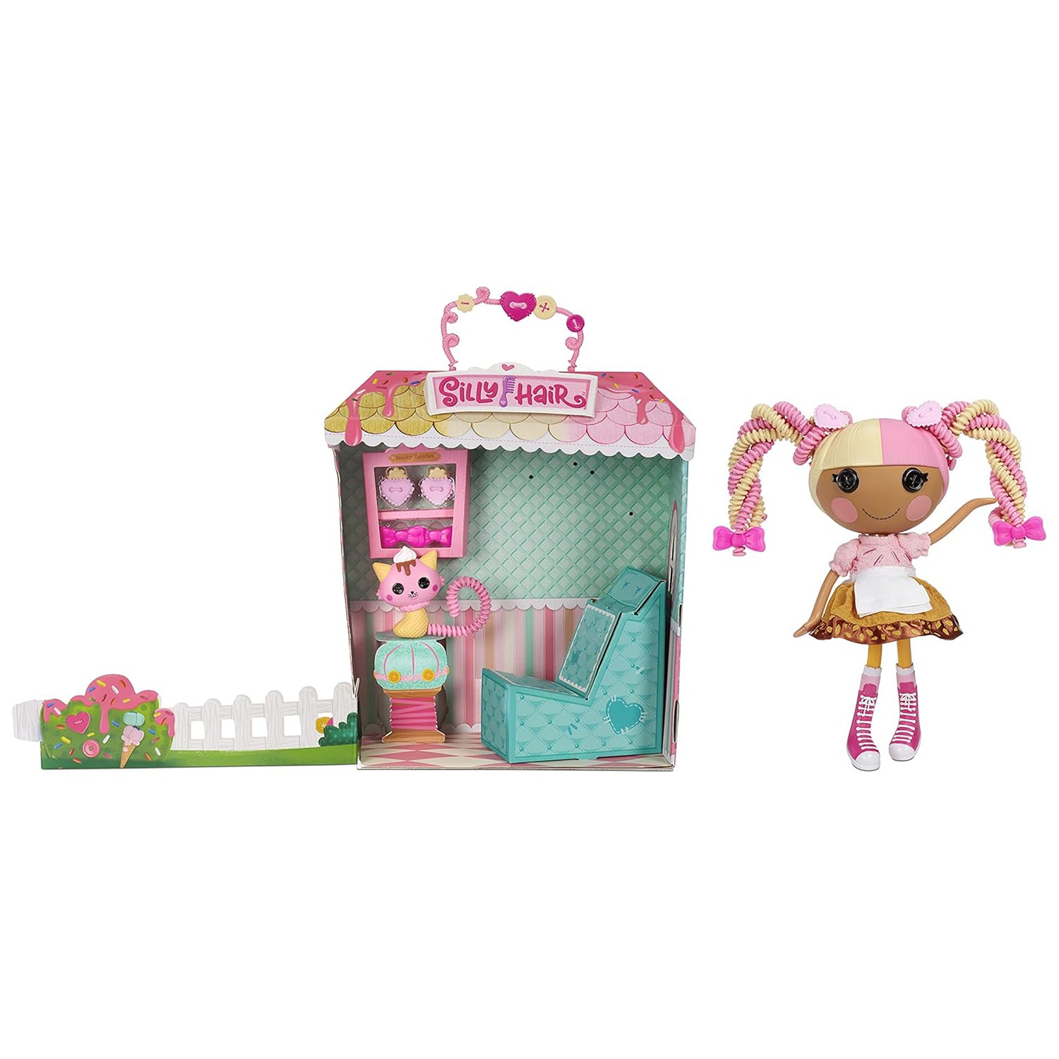 MGA ENTERTAINMENT - Lalaloopsy Silly Hair Bambola Scoops Waffle Cone con Accessori