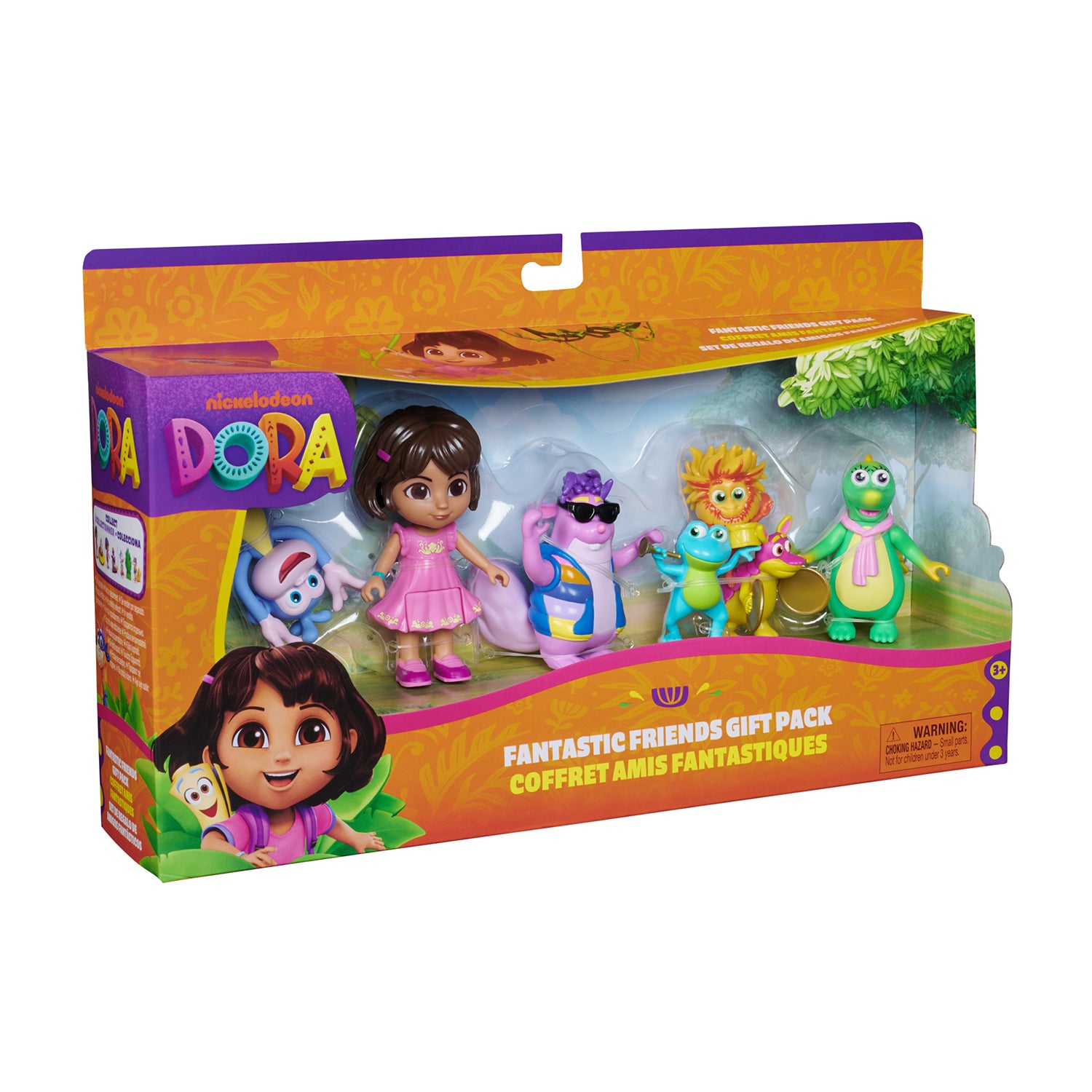 SPIN MASTER - Dora l'Esploratrice Fantastic Friends Gift Pack Set 7 Personaggi 3+ Anni