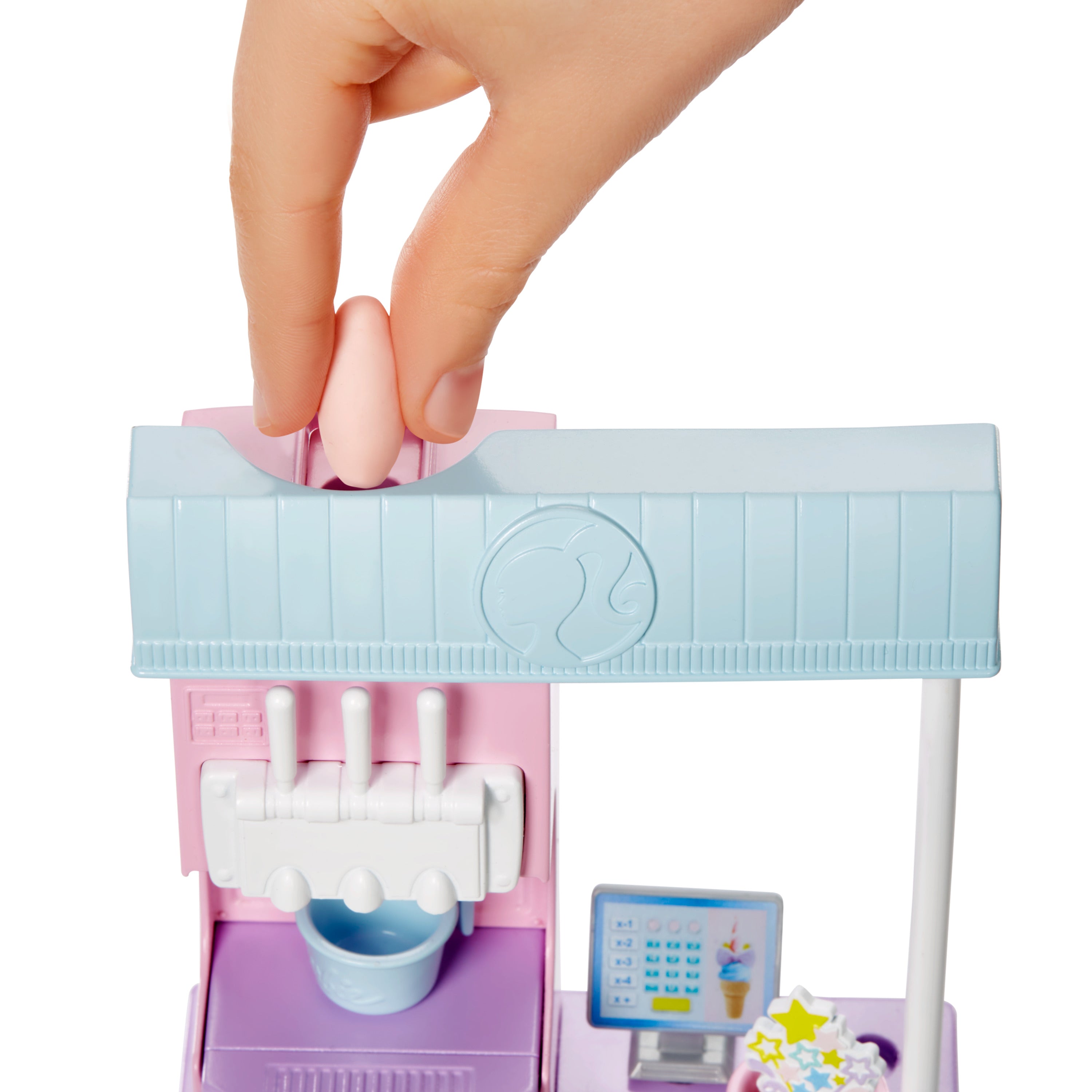 MATTEL - Barbie Ice Cream Shop Playset con Bambola e Accessori