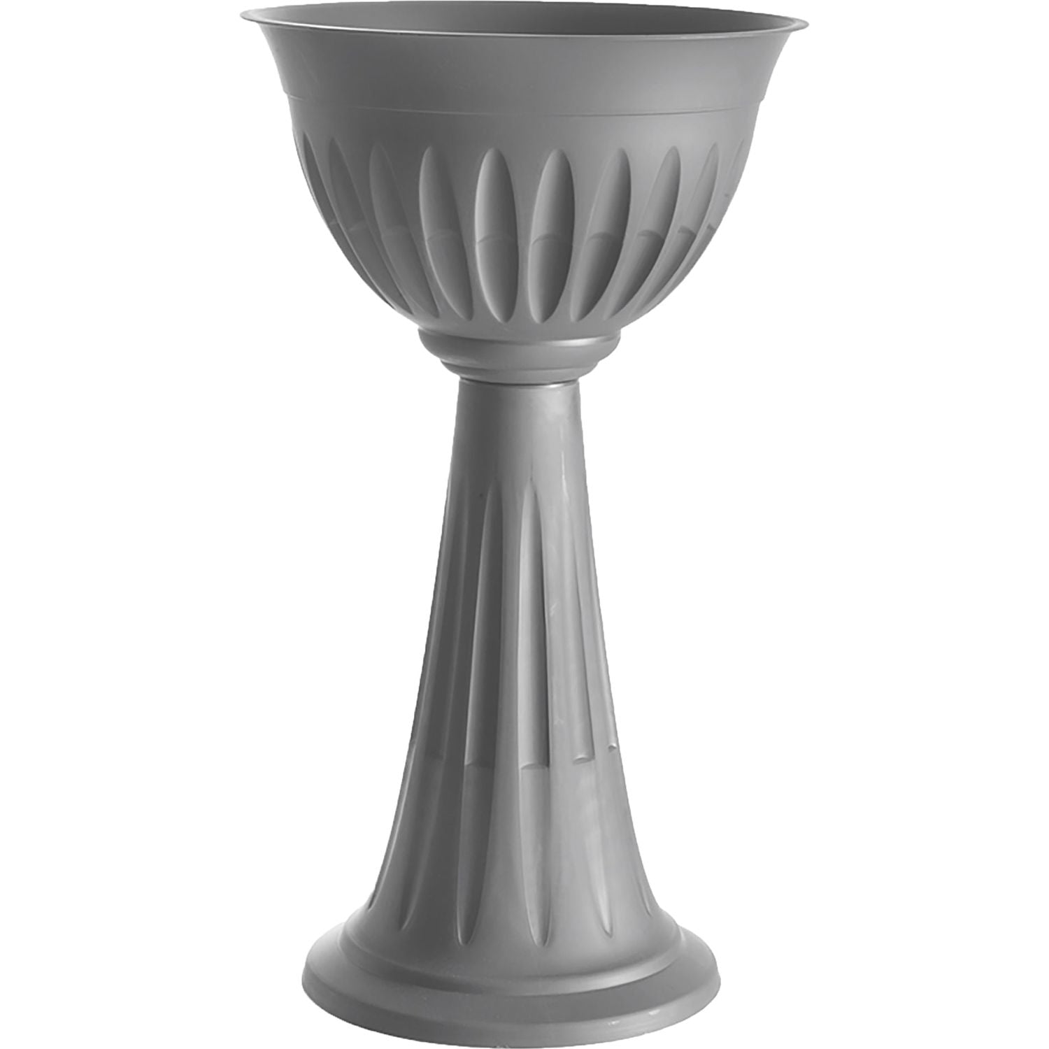 BAMA - Vaso Alto a Colonna Alba Grigia h74,5 cm diametro 43 cm
