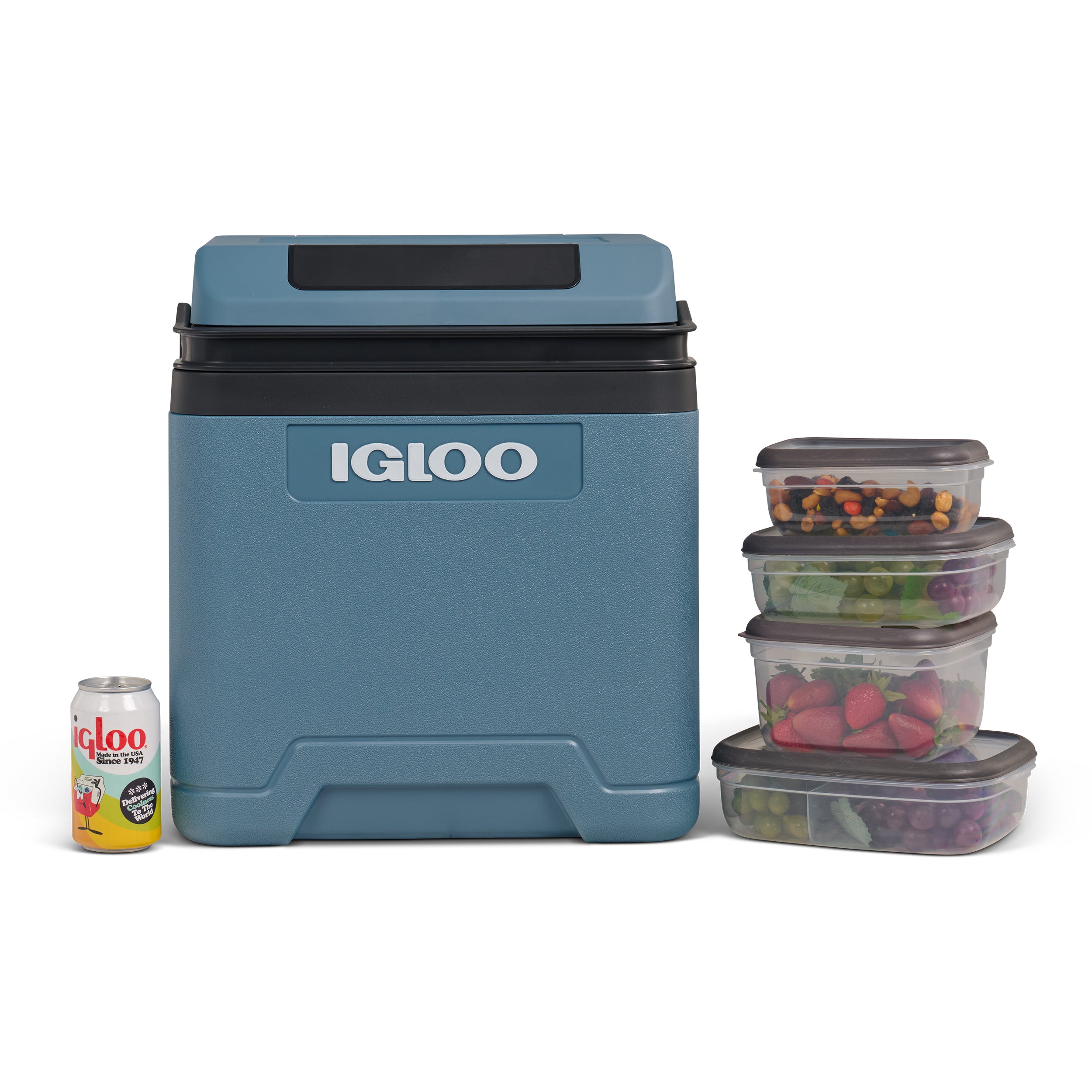 IGLOO - Frigorifero portatile termoelettrico IE24 AC/DC da 24 litri Azzurro ghiaccio