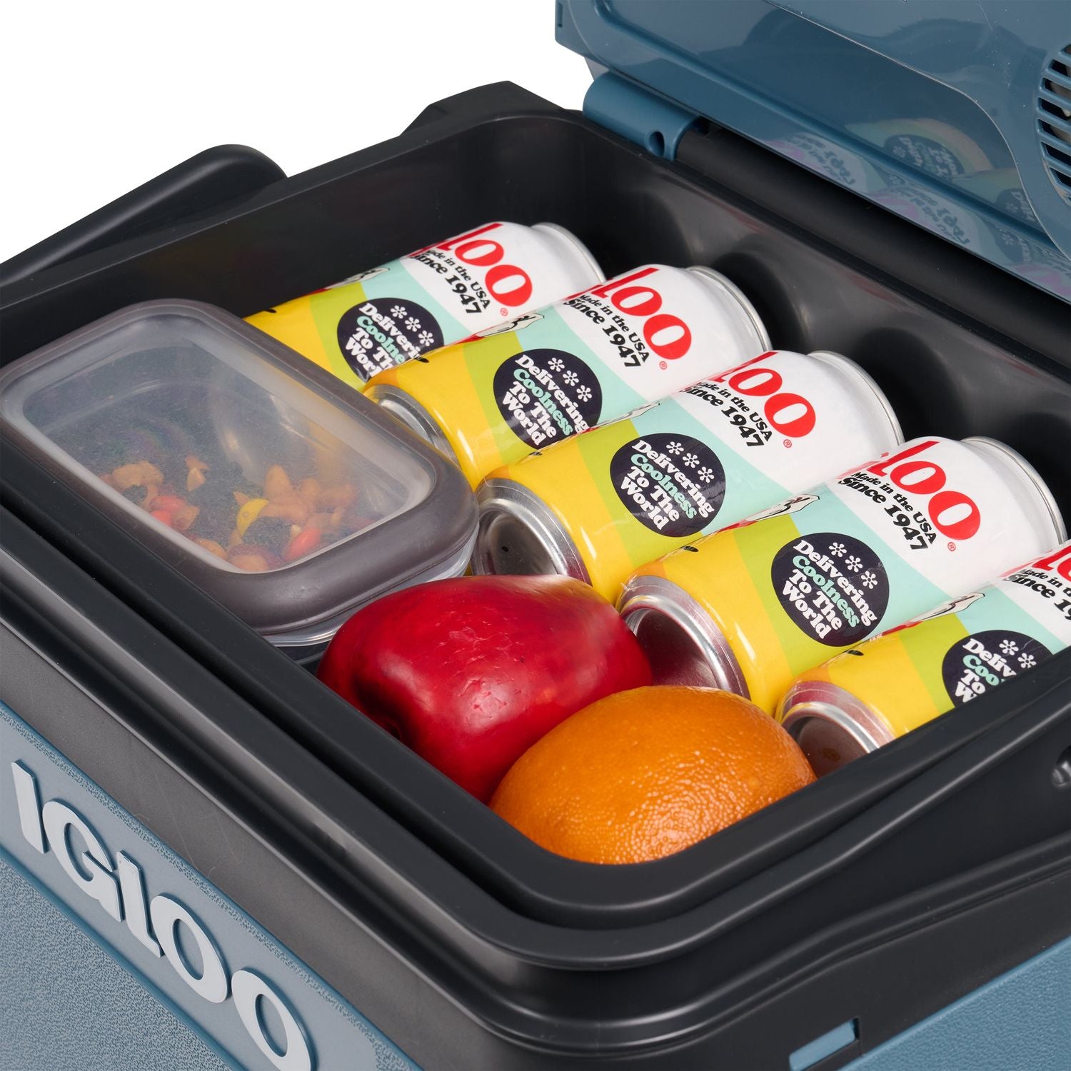 IGLOO - Frigorifero portatile termoelettrico IE24 AC/DC da 24 litri Azzurro ghiaccio