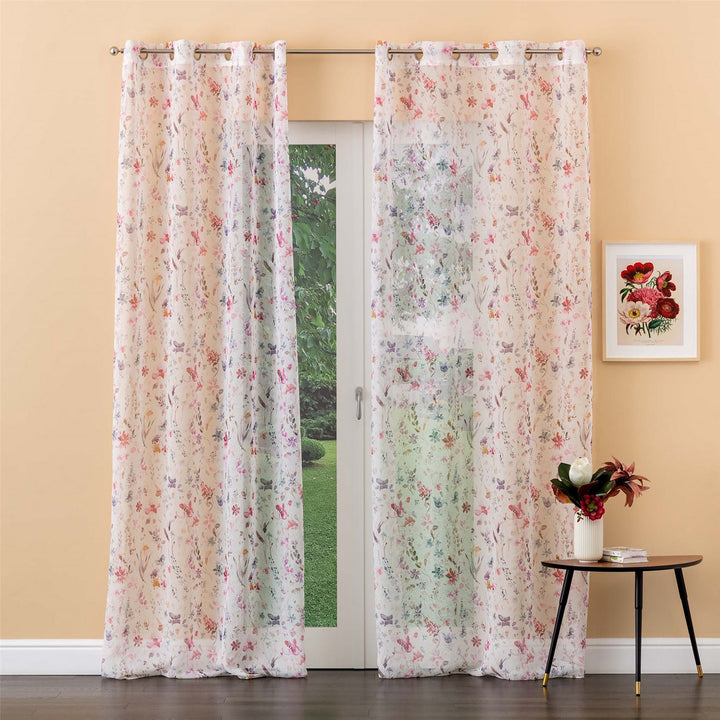 CARILLO HOME - Tenda Giulia Rosa - 140x280 cm