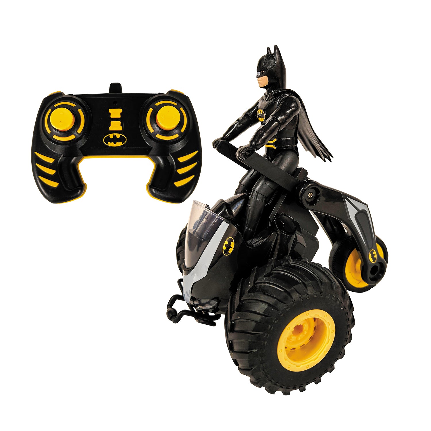 MONDO - Mondo Motors Batman Knight Racer Veicolo Radiocomandato con Personaggio 6+ Anni