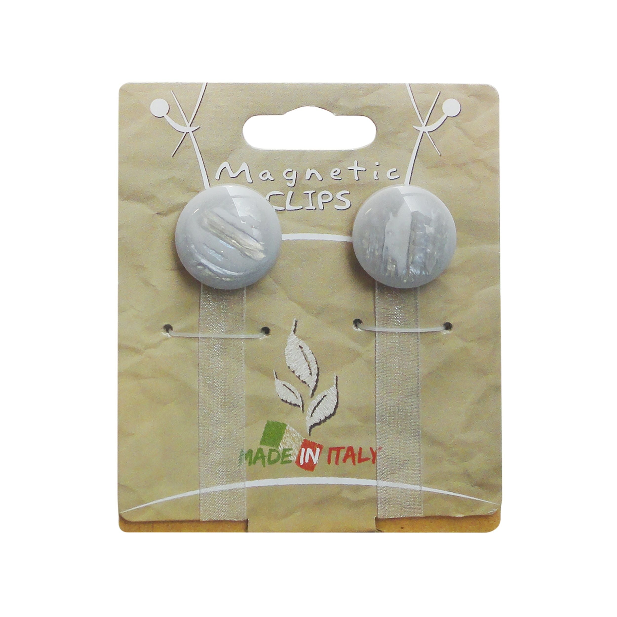 BBLINE - Calamita Ferma tenda in plastica Mini Striata Grigio - set 2 pezzi