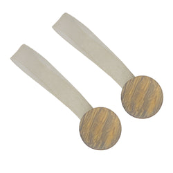 BBLINE - Calamita Ferma tenda in plastica Stone Marrone - set 2 pezzi