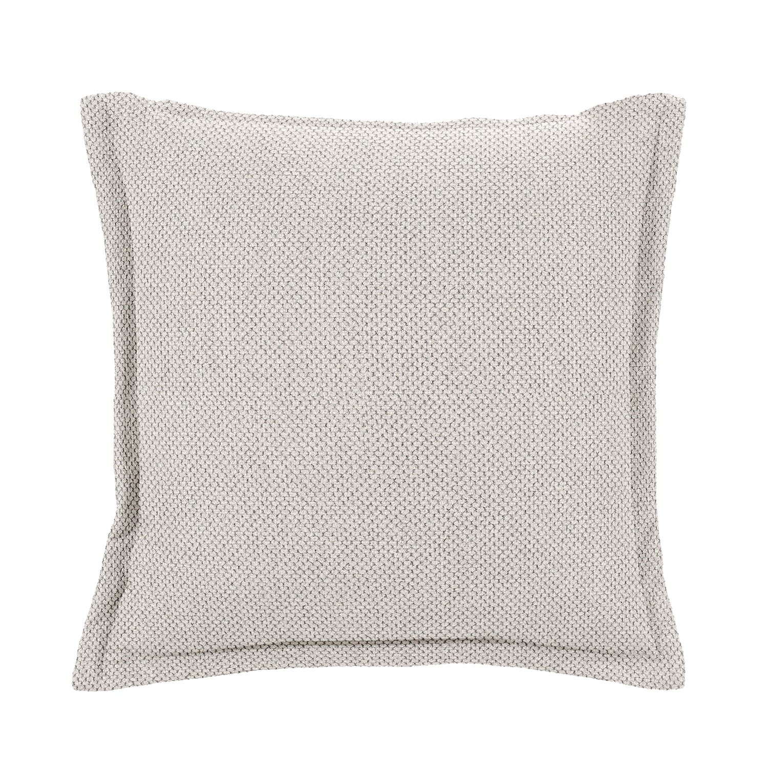 COTTON & COLOR - Cuscino Arredo Beige con Balza Idrorepellente 50×50 cm