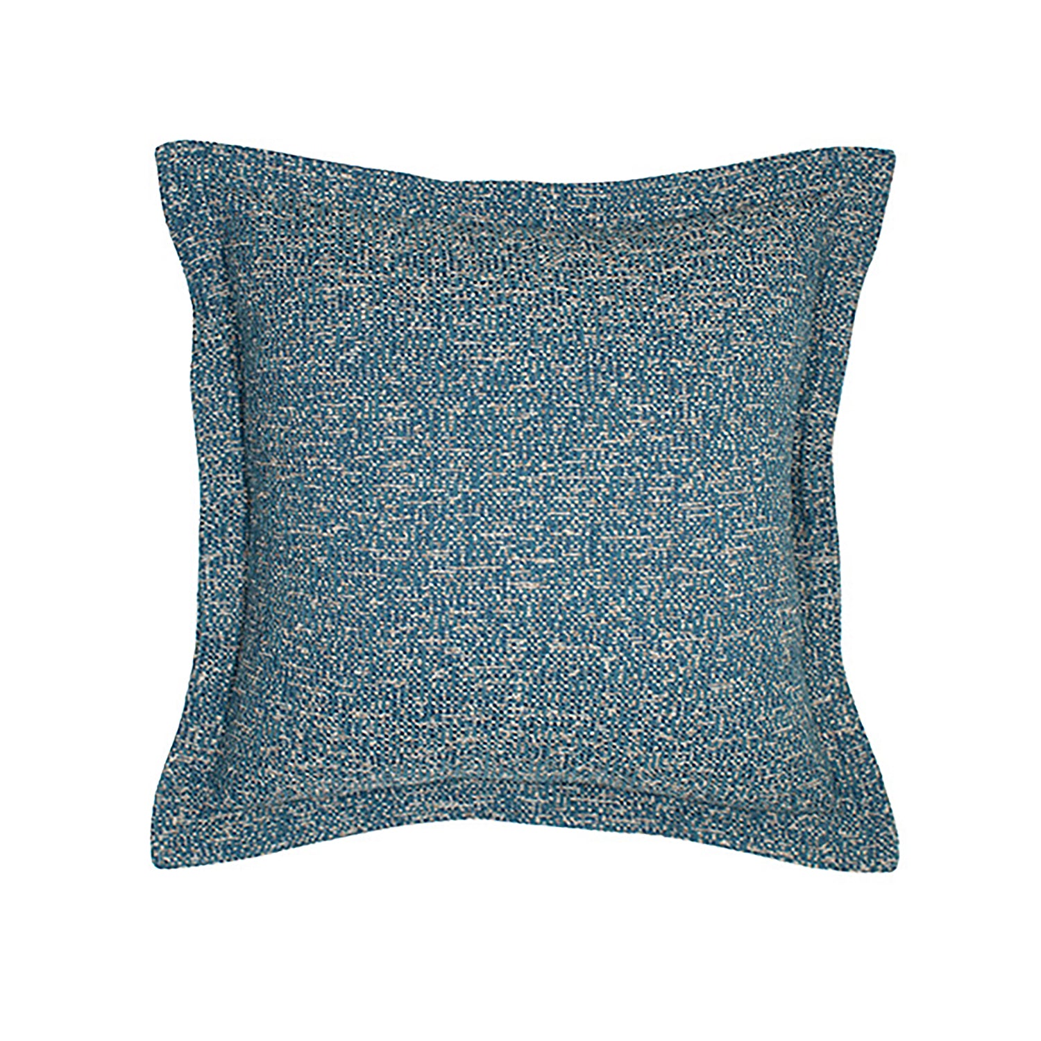 COTTON & COLOR - Cuscino Arredo Turchese con Balza 500 gsm 50×50 cm