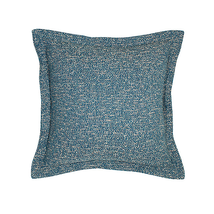 COTTON & COLOR - Cuscino Arredo Turchese con Balza 500 gsm 50×50 cm