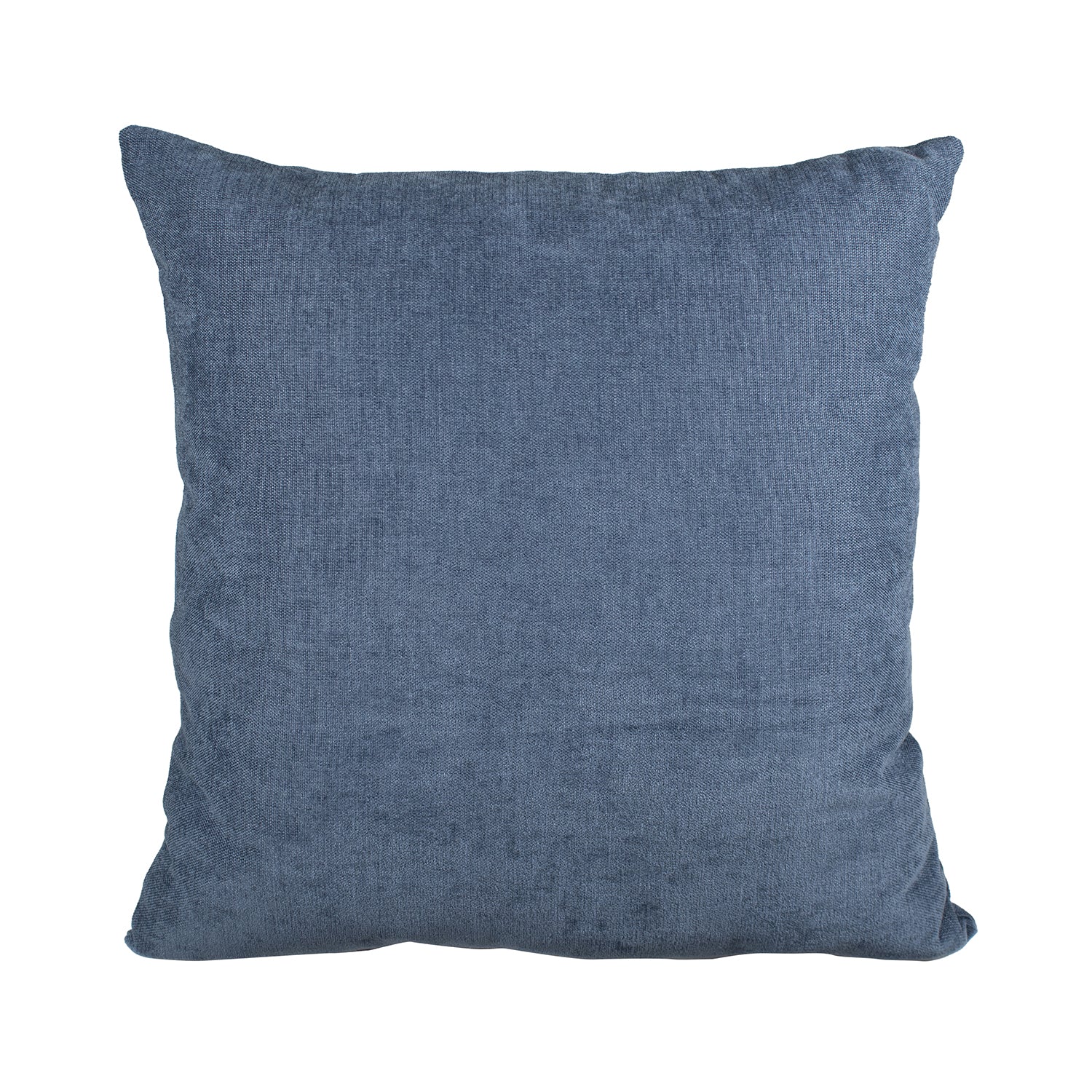 COTTON & COLOR - Cuscino Arredo Sfoderabile Azzurro con Interno in Fibra 50×50 cm