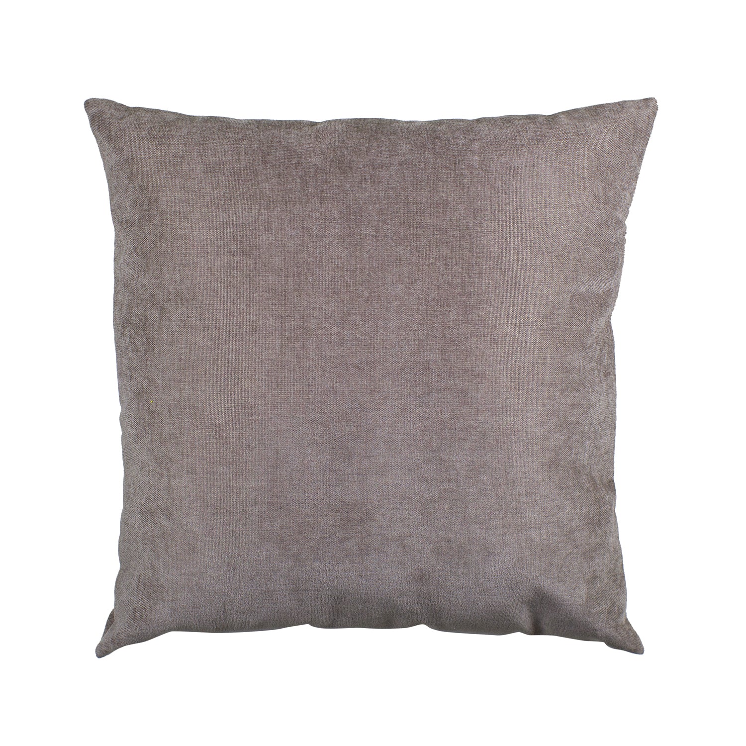 COTTON & COLOR - Cuscino Arredo Sfoderabile Tortora con Interno in Fibra 50×50 cm