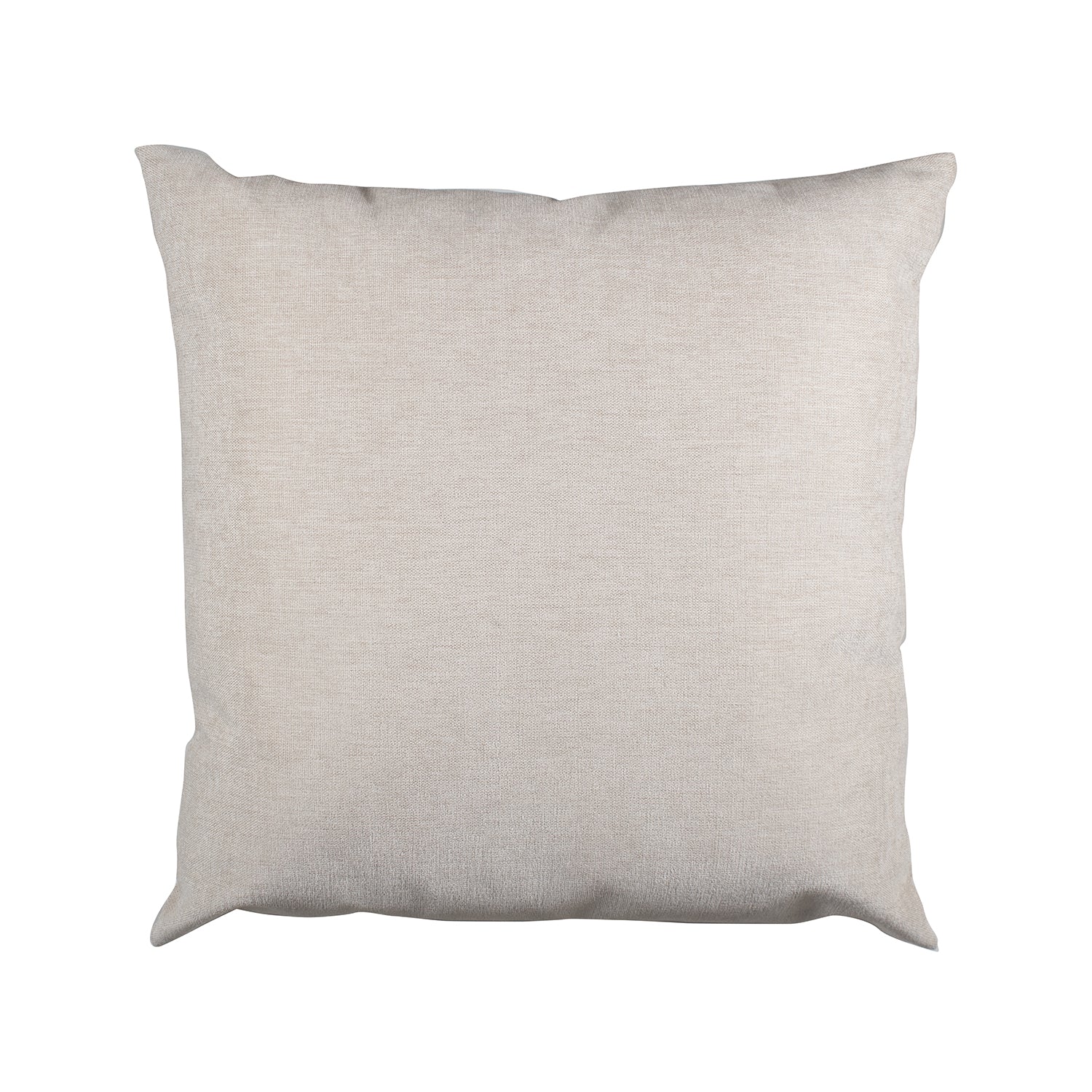 COTTON & COLOR - Cuscino Arredo Sfoderabile Beige con Interno in Fibra 50×50 cm