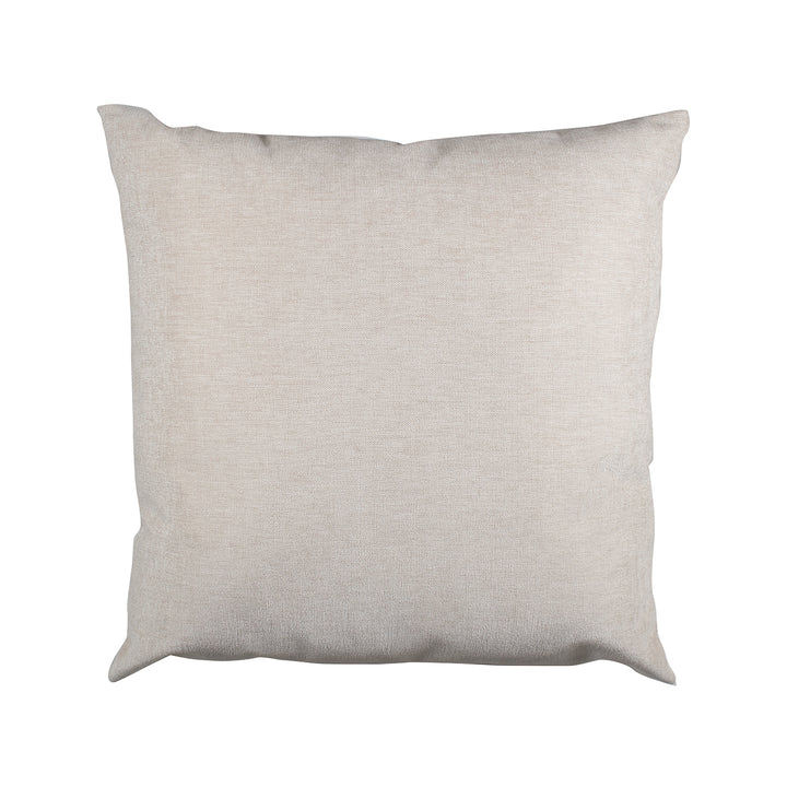 COTTON & COLOR - Cuscino Arredo Sfoderabile Beige con Interno in Fibra 50×50 cm