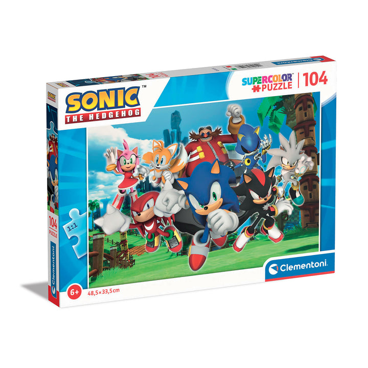 CLEMENTONI - Puzzle Sonic 104 pezzi