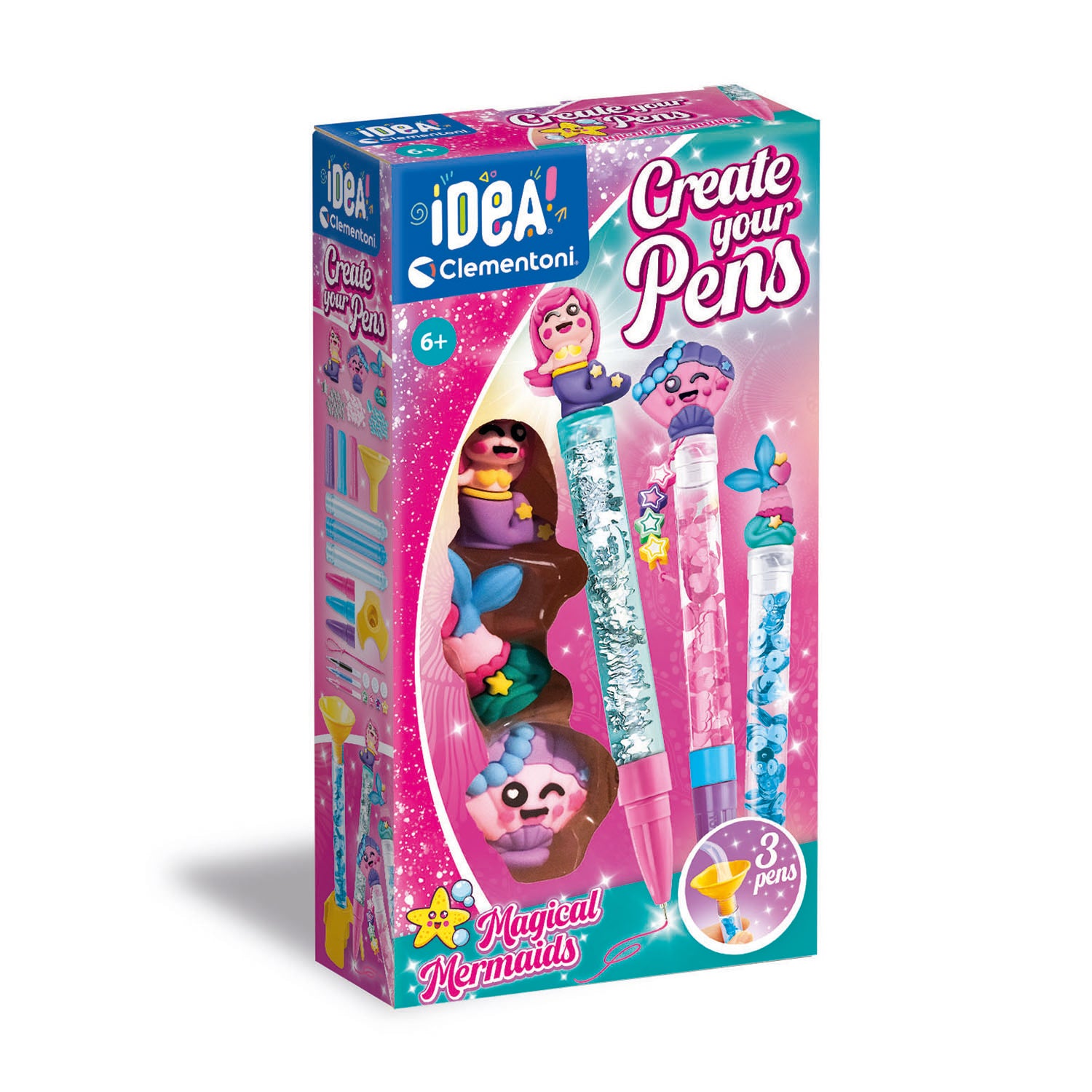 CLEMENTONI - Idea Create your Pens Magical Mermaids