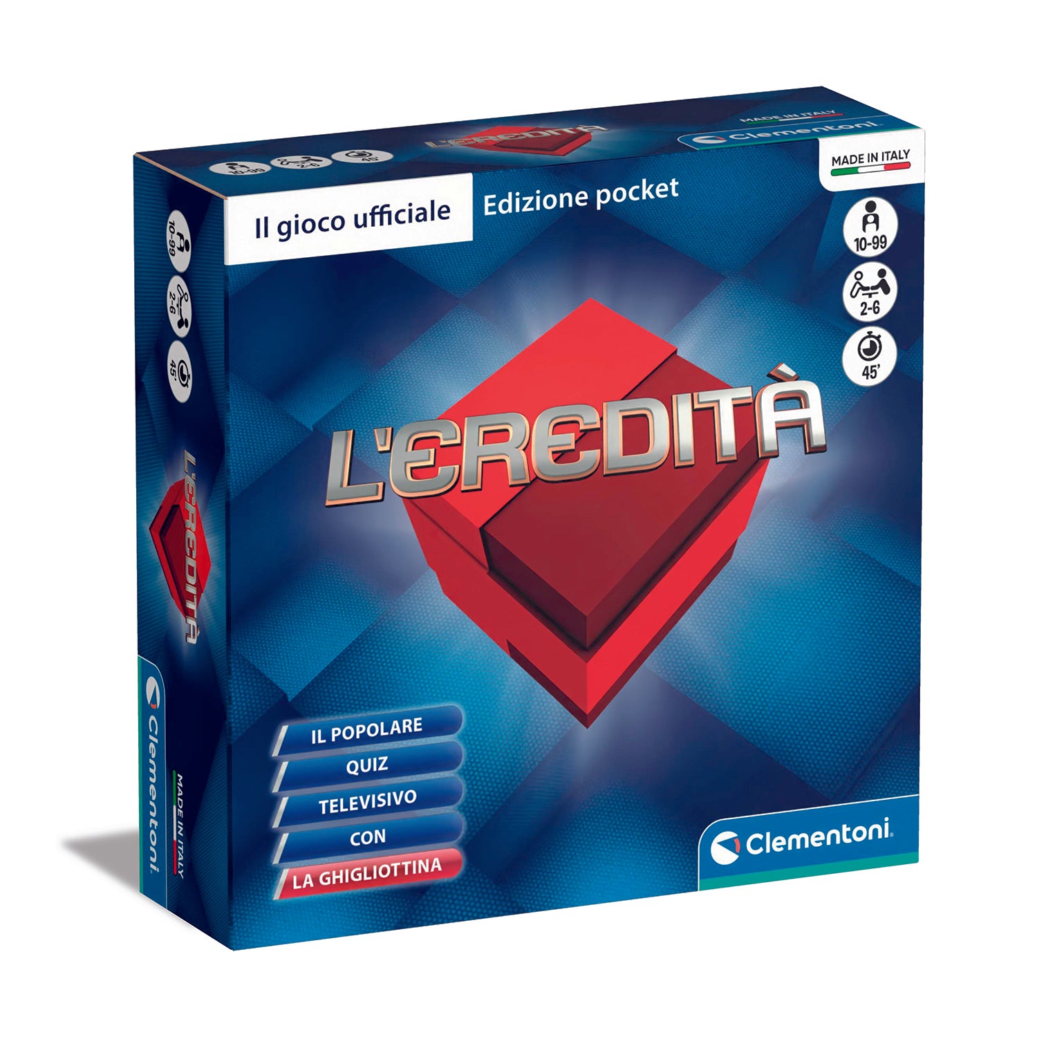 CLEMENTONI - L'Eredità Pocket Gioco da Tavolo - Il gioco ufficiale