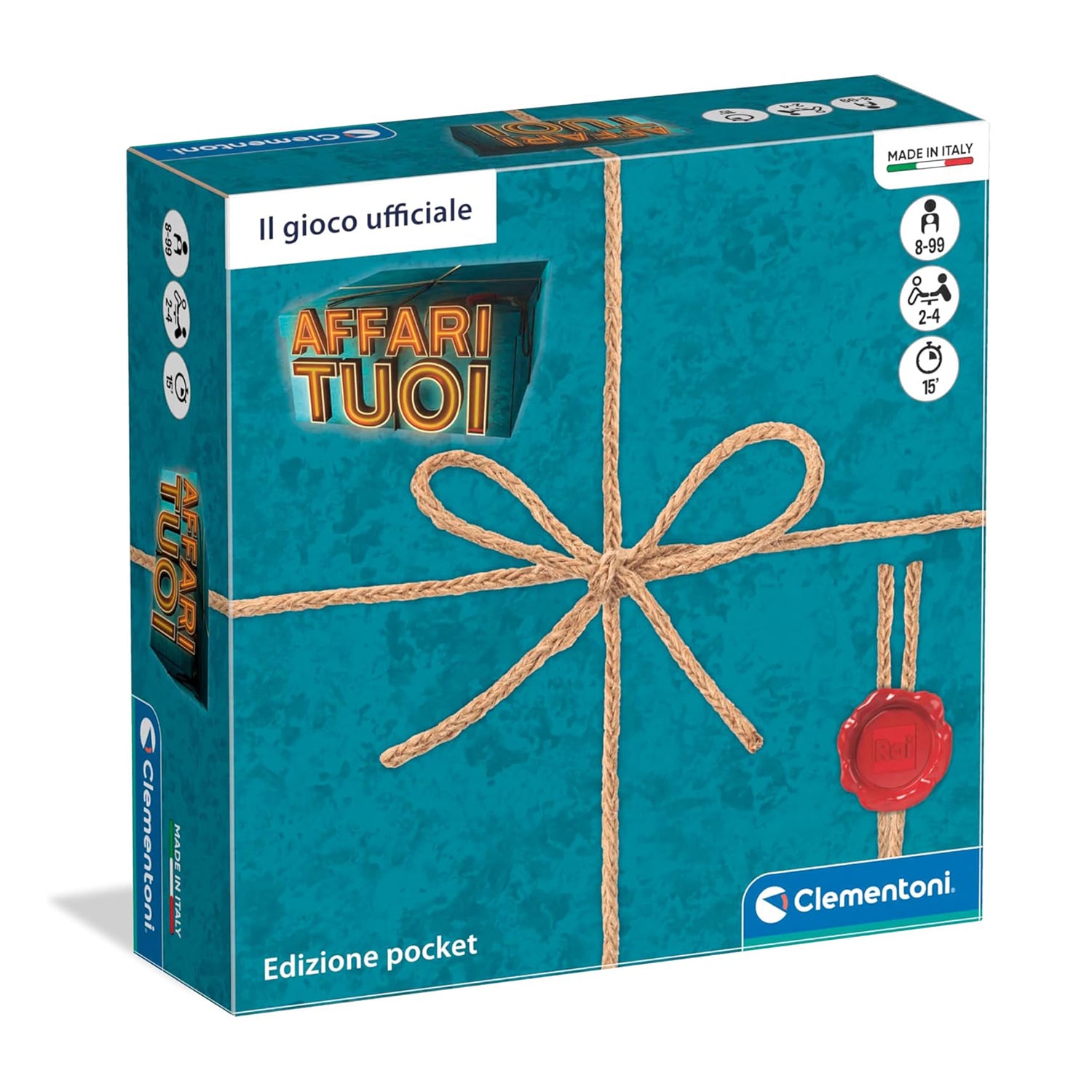 CLEMENTONI - Affari Tuoi RAI Pocket Gioco da Tavolo - Il gioco ufficiale