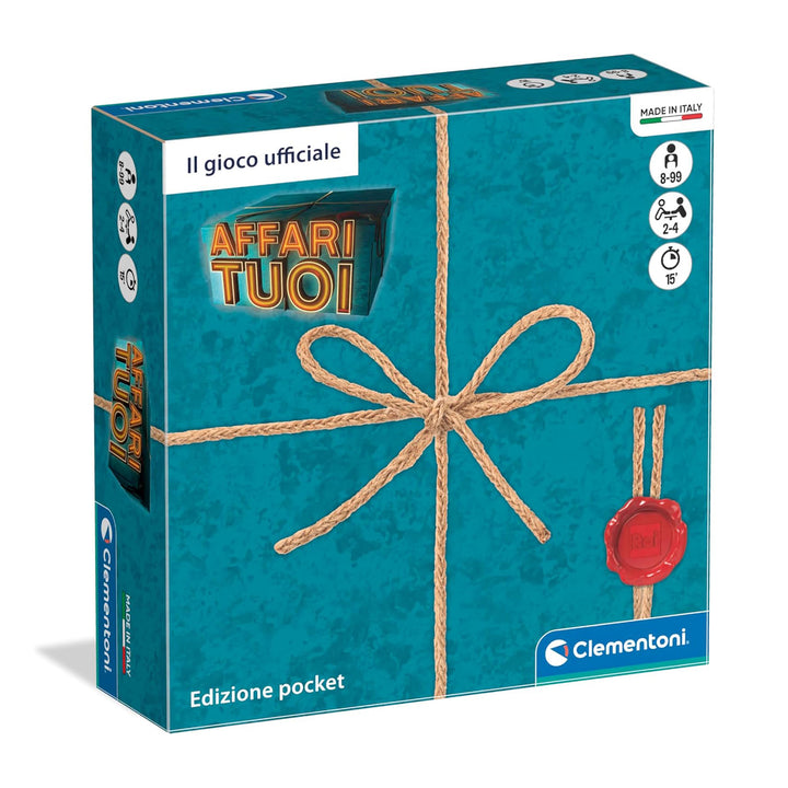 CLEMENTONI - Affari Tuoi RAI Pocket Gioco da Tavolo - Il gioco ufficiale