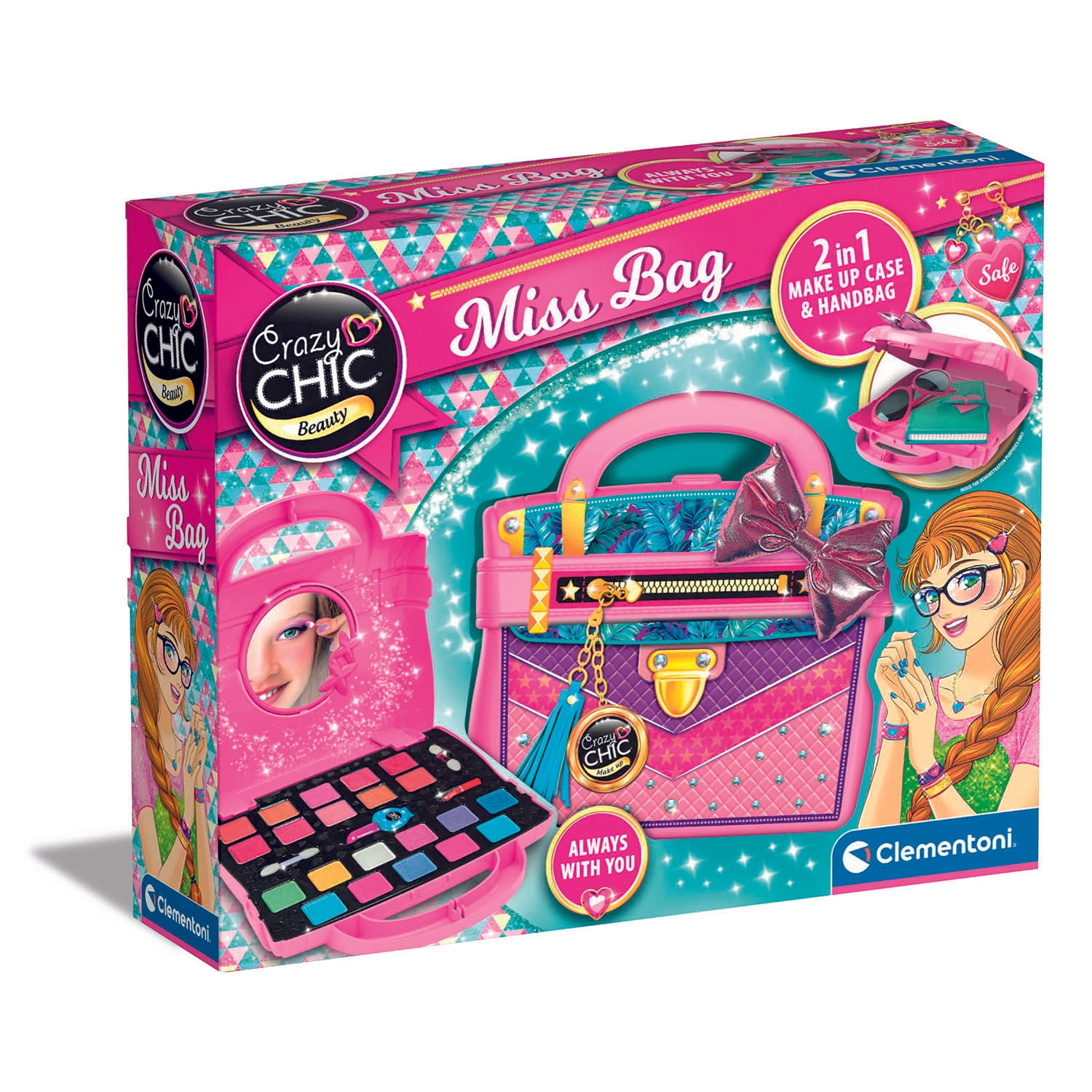 CLEMENTONI - Crazy Chic Miss Bag Trousse Make Up
