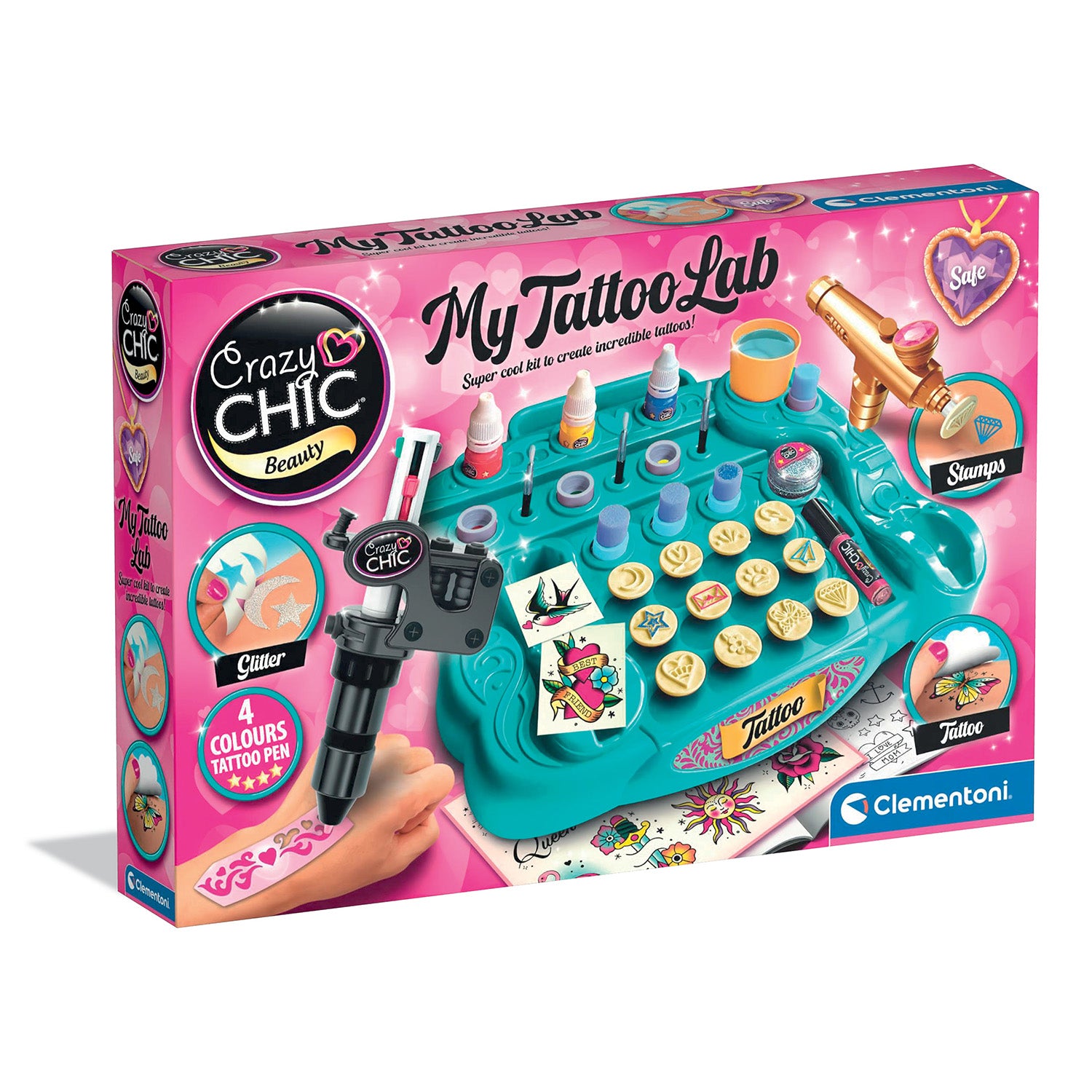 CLEMENTONI - Crazy Chic My Tattoo Lab Kit