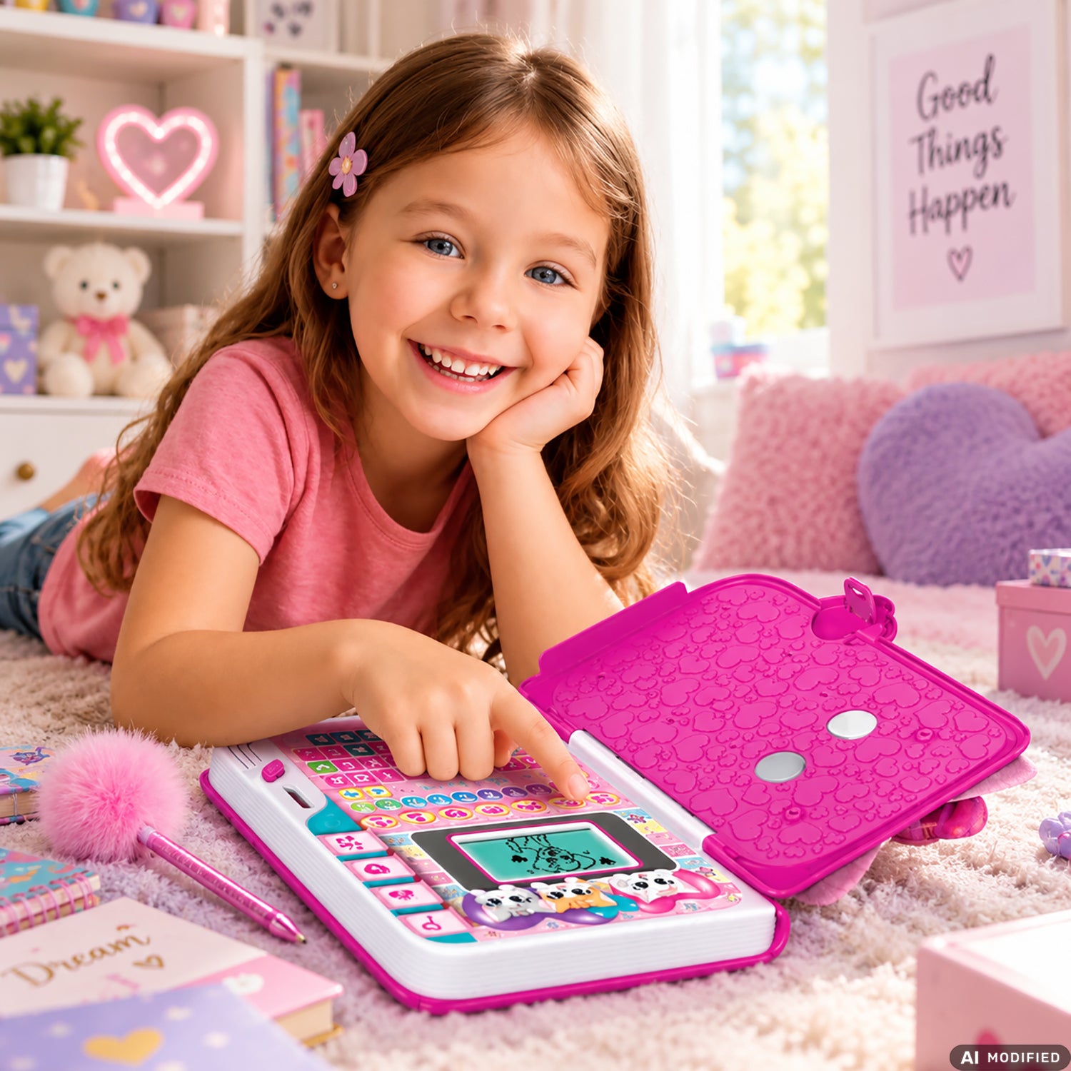 CLEMENTONI - BFF Sally Il Mio Diario Segreto Digitale Interattivo con Gattina 5+ Anni