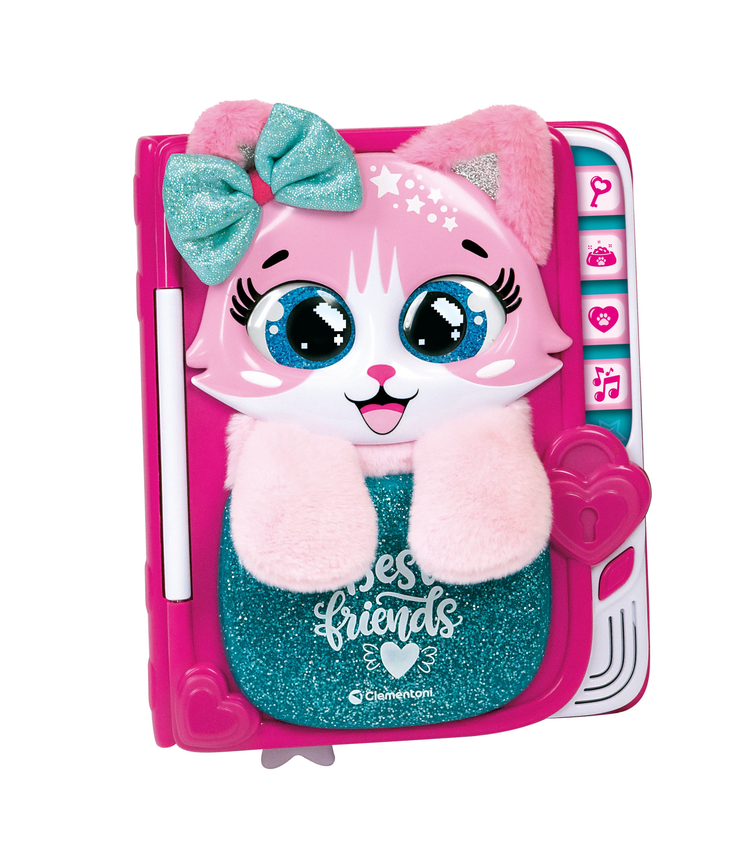 CLEMENTONI - BFF Sally Il Mio Diario Segreto Digitale Interattivo con Gattina 5+ Anni