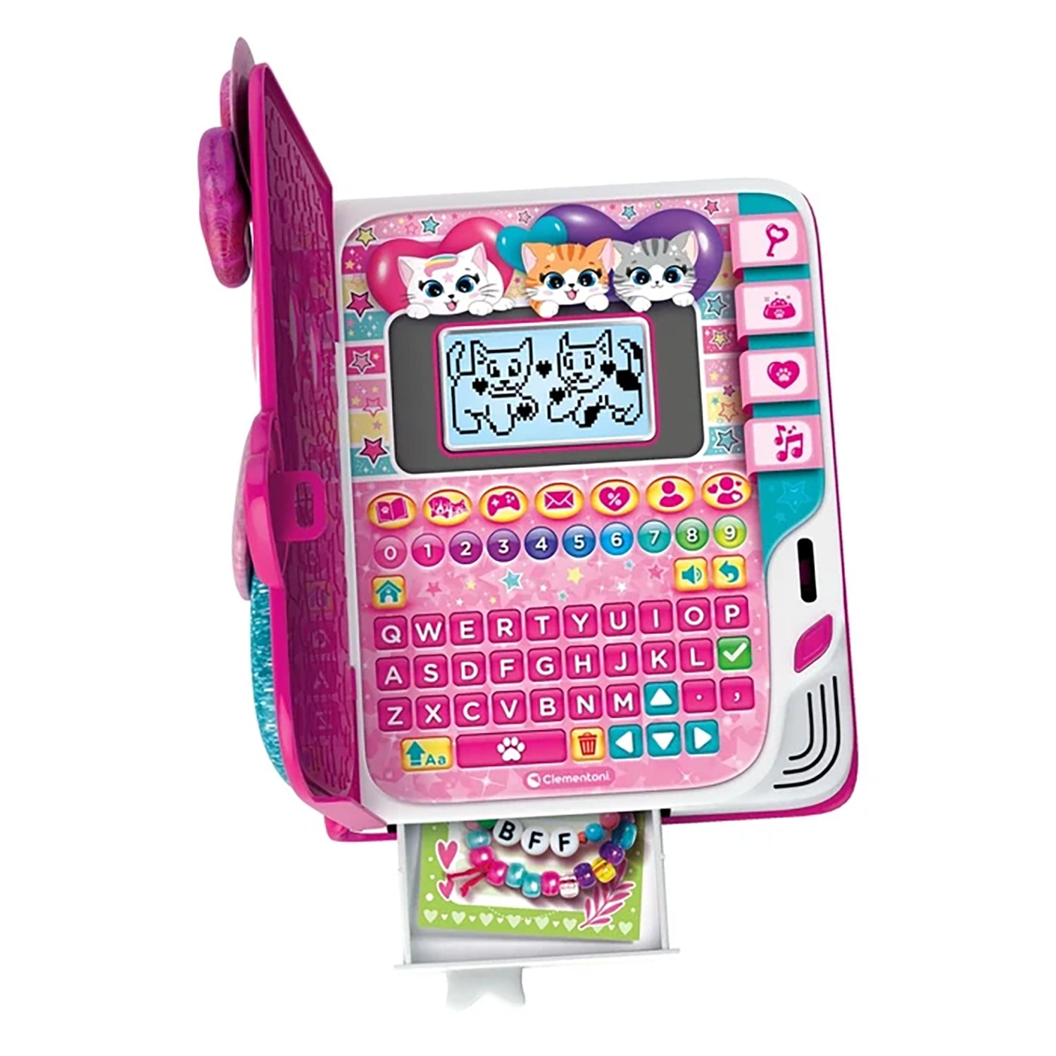 CLEMENTONI - BFF Sally Il Mio Diario Segreto Digitale Interattivo con Gattina 5+ Anni
