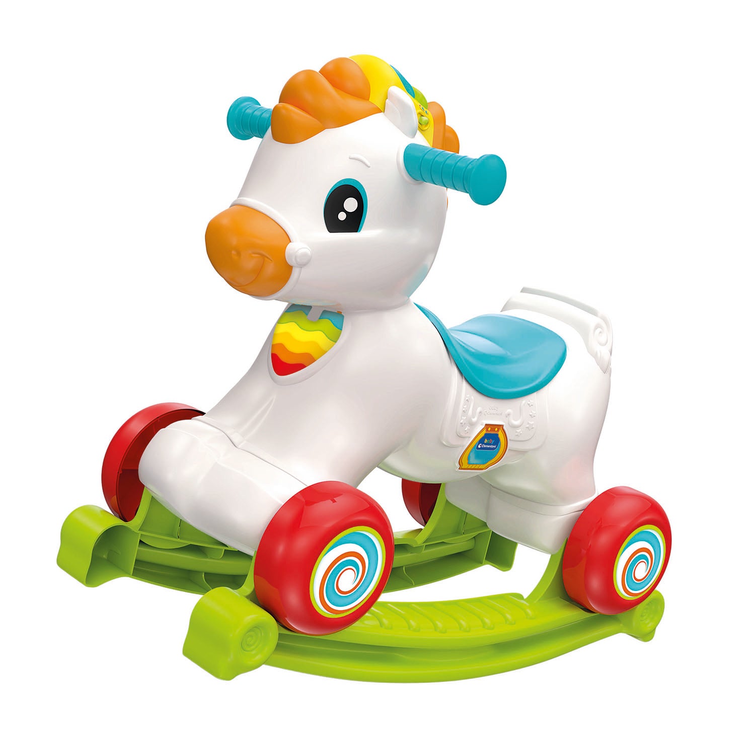 CLEMENTONI - Martino Il Cavallino 3 in 1 - Cavalca, Dondola, Impara