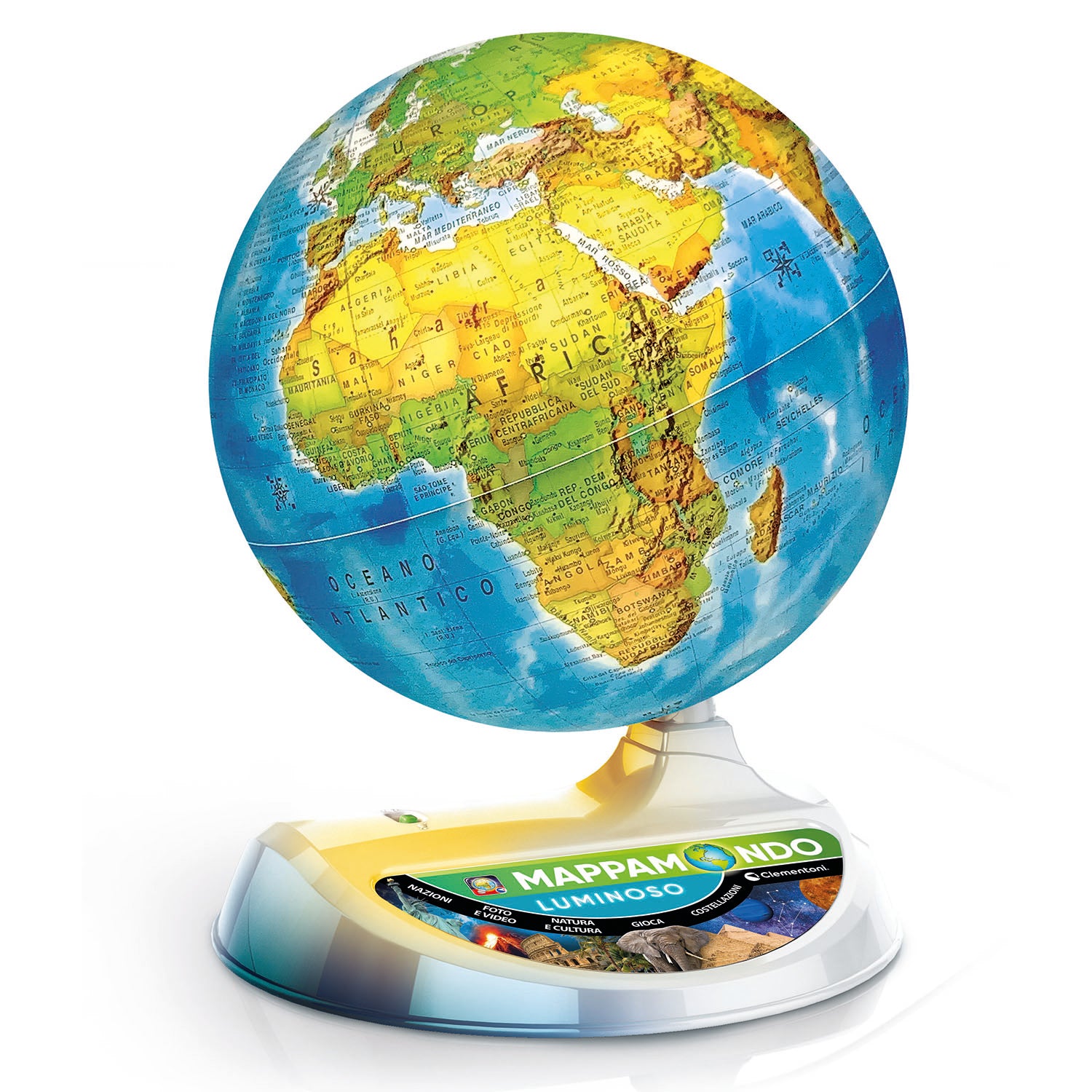 CLEMENTONI - Sapientino Mappamondo Luminoso
