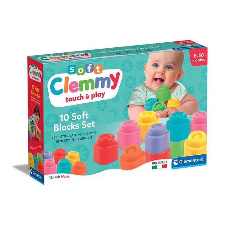 CLEMENTONI - Soft Clemmy Confezione 10 Mattoncini