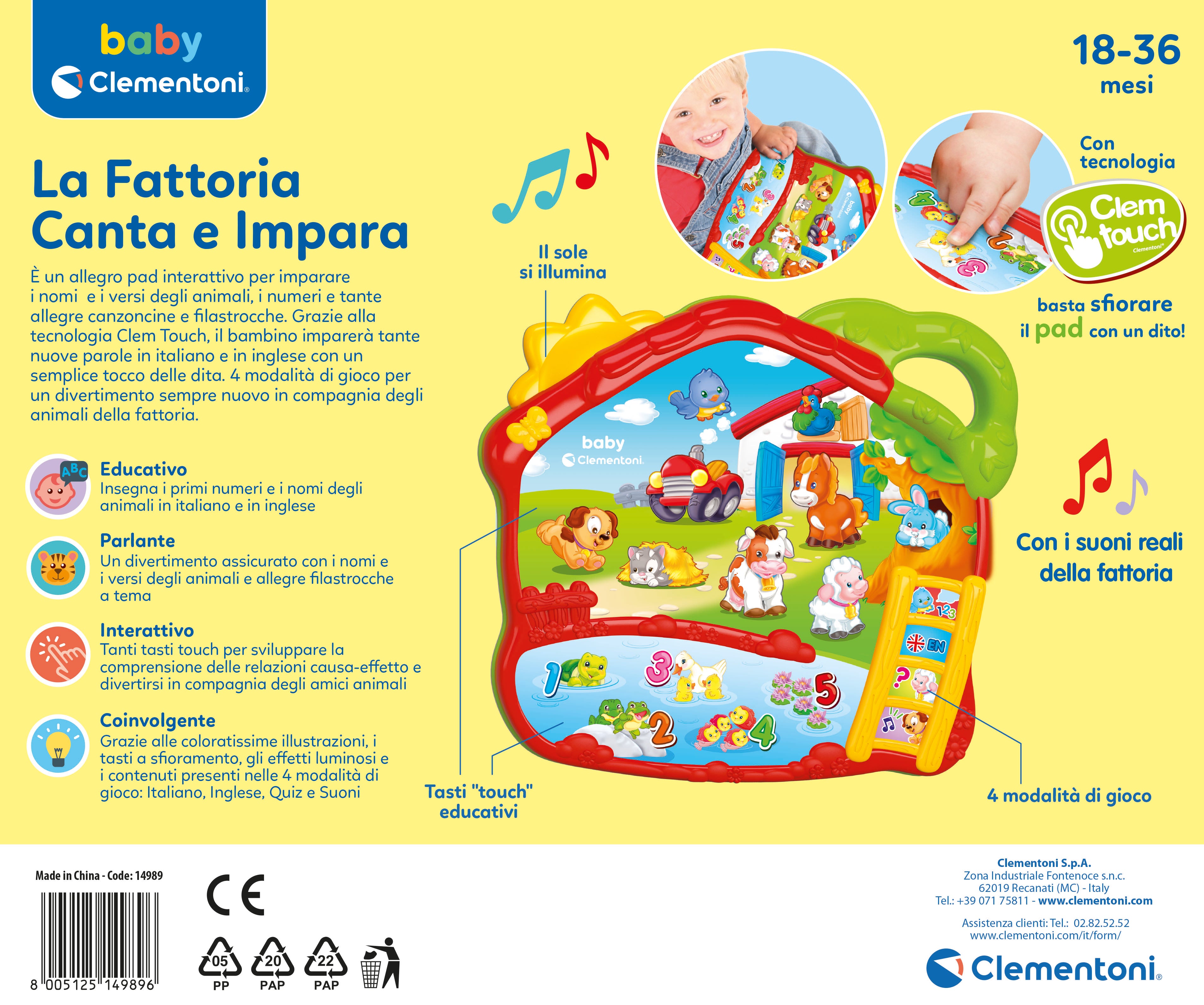 CLEMENTONI - La Fattoria Canta e Impara