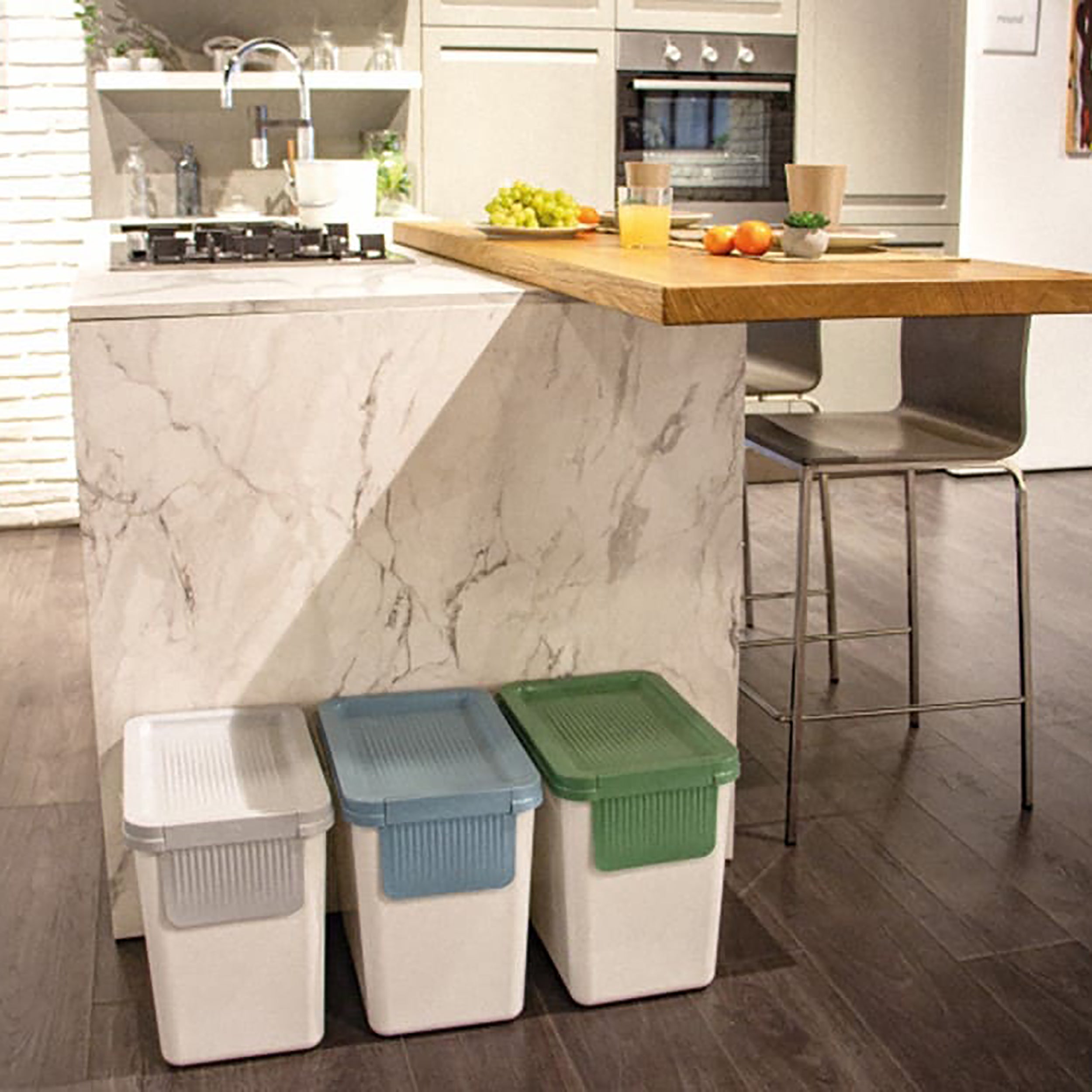 SNIPS - Set 3 Pattumiere per la Raccolta Differenziata