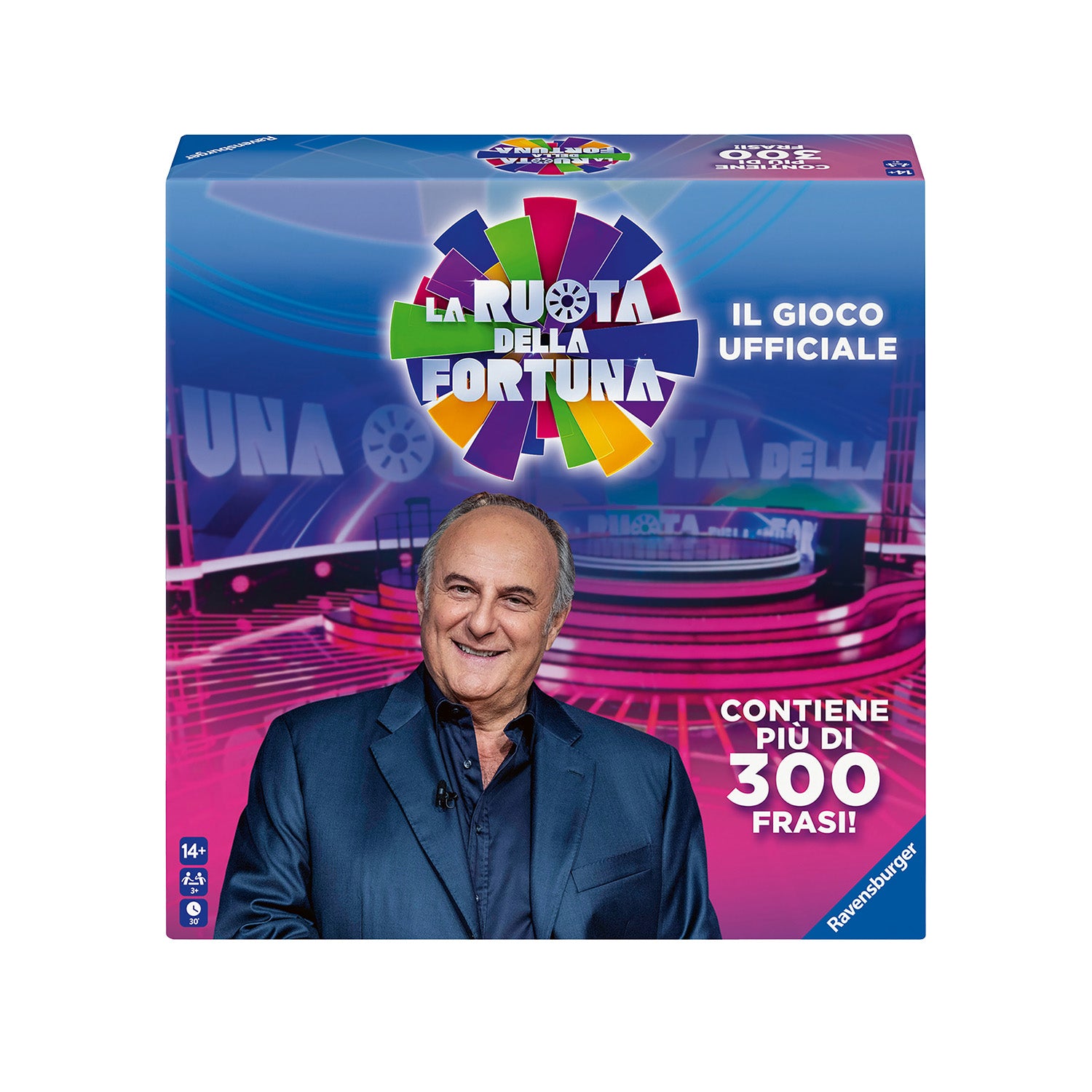 RAVENSBURGER - La Ruota della Fortuna Gioco da Tavolo Ufficiale con oltre 300 Frasi 14+ Anni