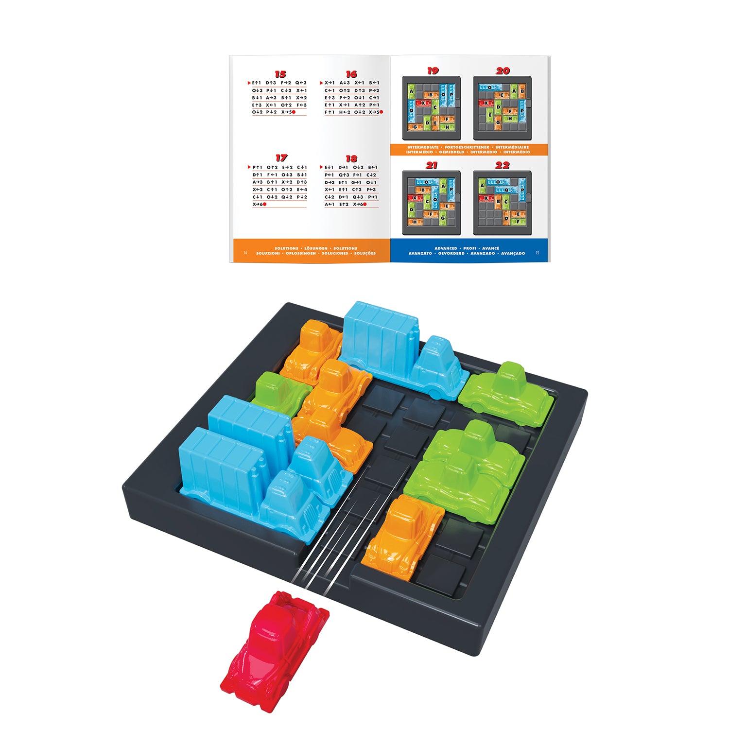 RAVENSBURGER - ThinkFun Rush Hour Go! Gioco di Logica con 30 Sfide 8+ Anni