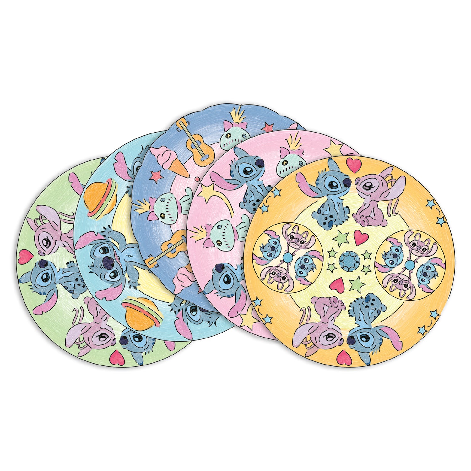 RAVENSBURGER - Disney Stitch Original Mandala Designer Set Creativo per Mandala 6+ Anni