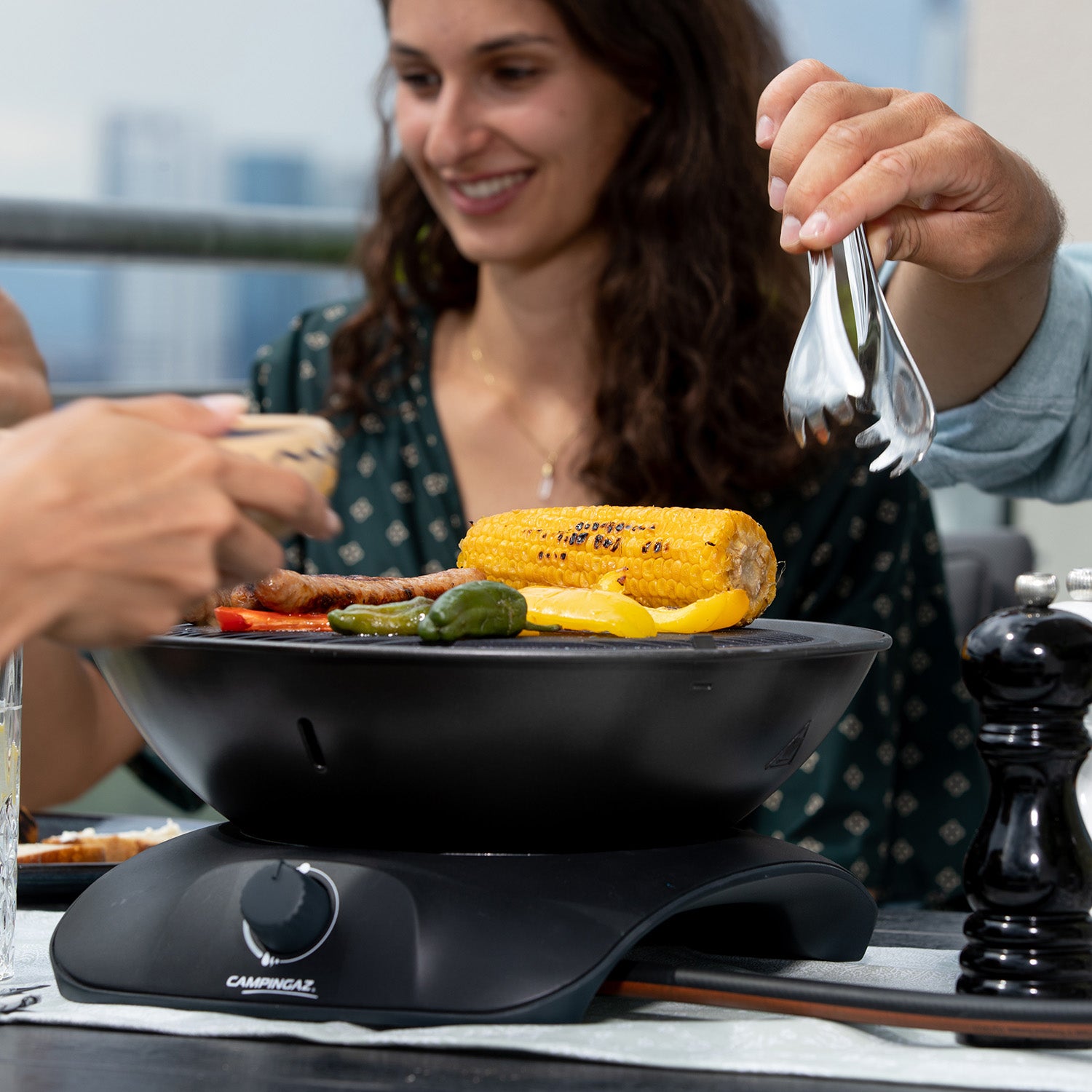 CAMPINGAZ - Barbecue a gas da tavolo 360 Grill CV 2400 Watt