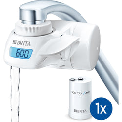 BRITA - Sistema filtrante dell'acqua ON TAP Pro V-MF con 1x filtro (600L) - per acqua priva di batteri al 99,99%
