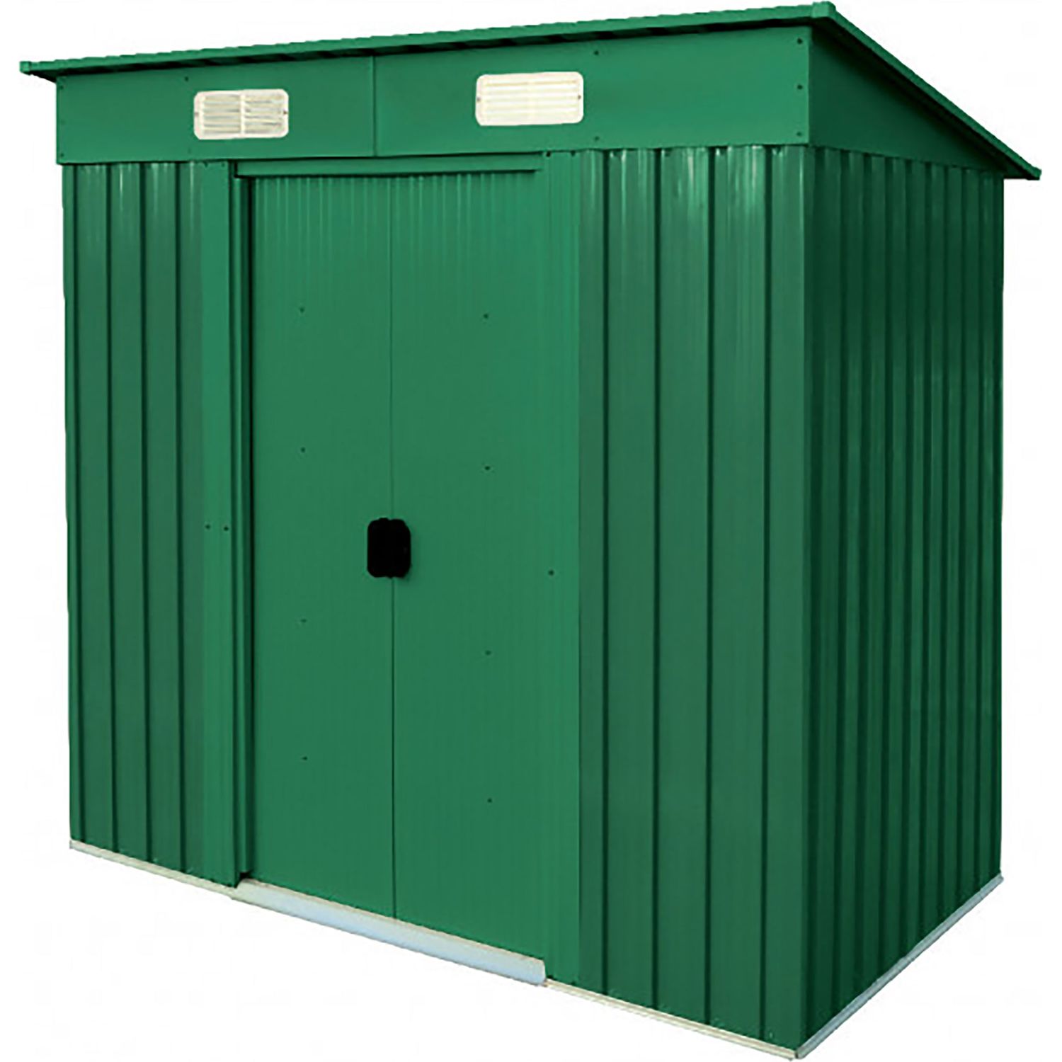 VERDELOOK - Casetta box da giardino in metallo Maisonette - h180x121x195 cm