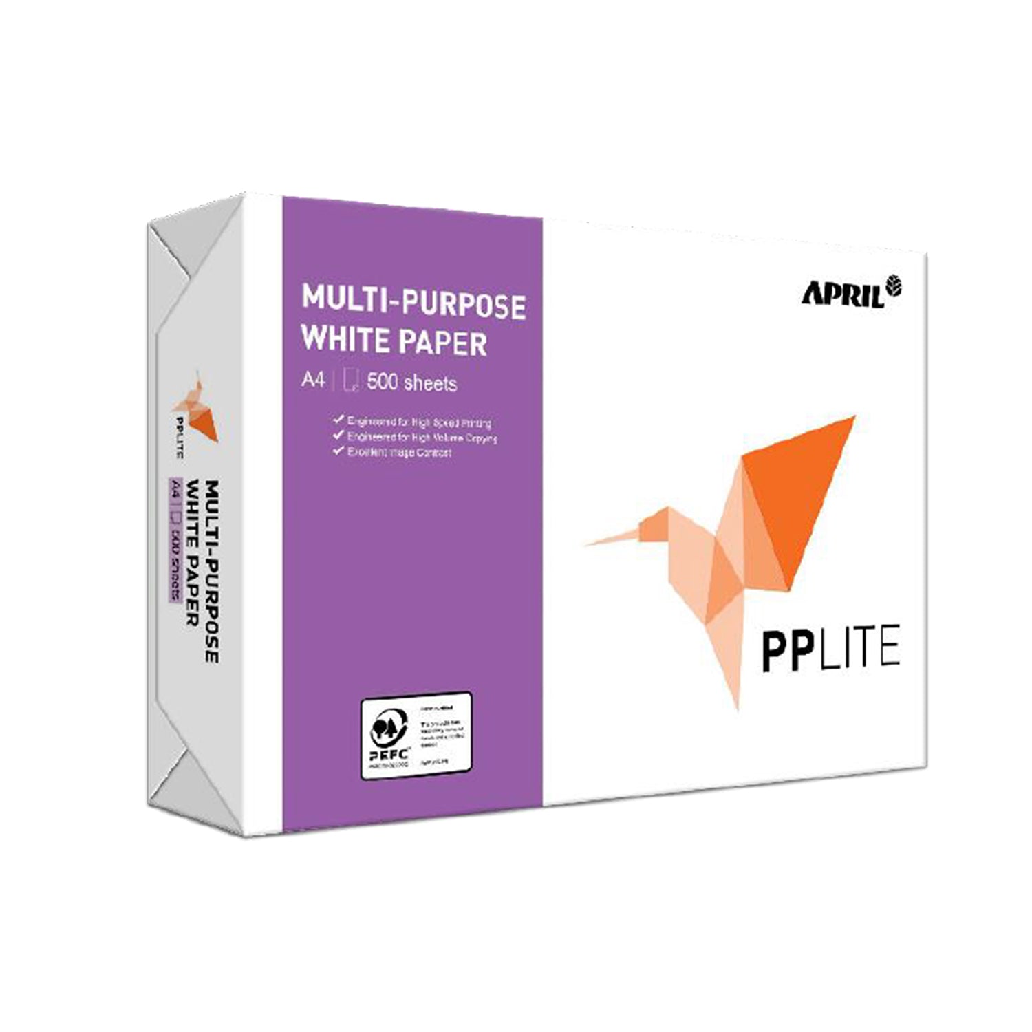 APRIL - Carta A4 PP Lite Multipurpose PEFC - Risma 500 fogli 75 GR