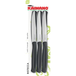 FISKARS - Kaimano Coltello bistecca Nero Serie Dinamik - set 6 pezzi