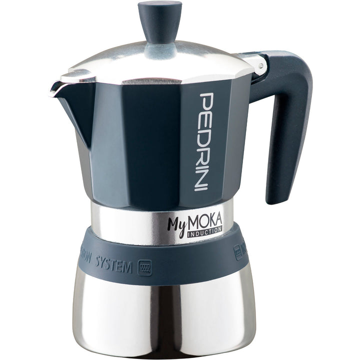PEDRINI - Caffettiera MyMoka Induction 6 tazze - Compatibile con fondo ad induzione