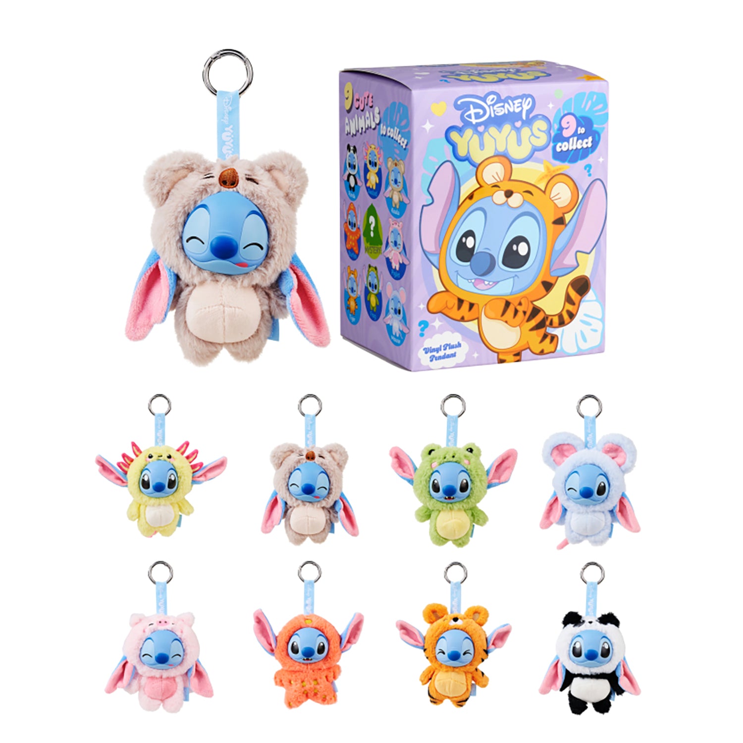 SIMBA - Disney YuYus Mystery Box – Portachiavi Peluche Collezionabile Surprise