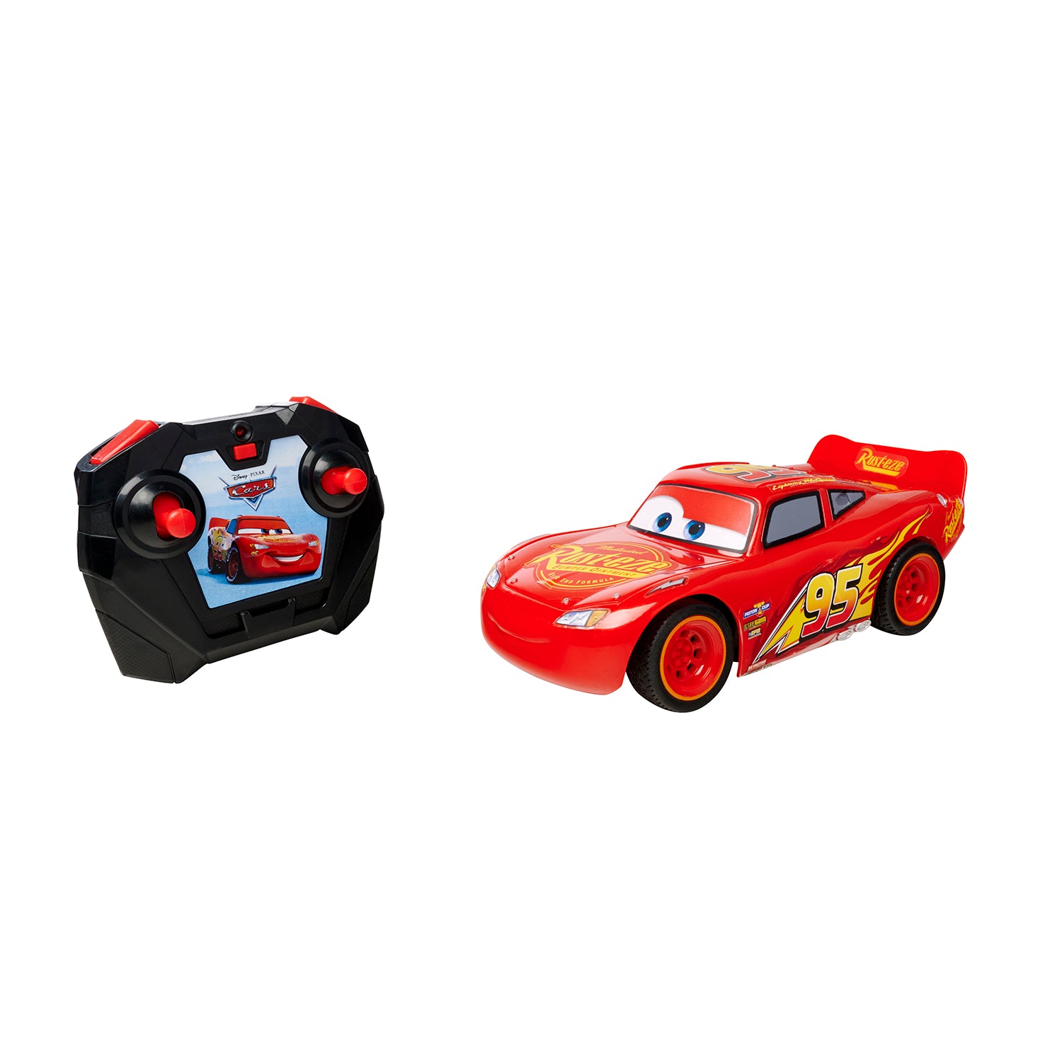 DICKIE TOYS - Disney Pixar Cars Saetta McQueen RC Turbo Racer Radiocomandata 4+ Anni