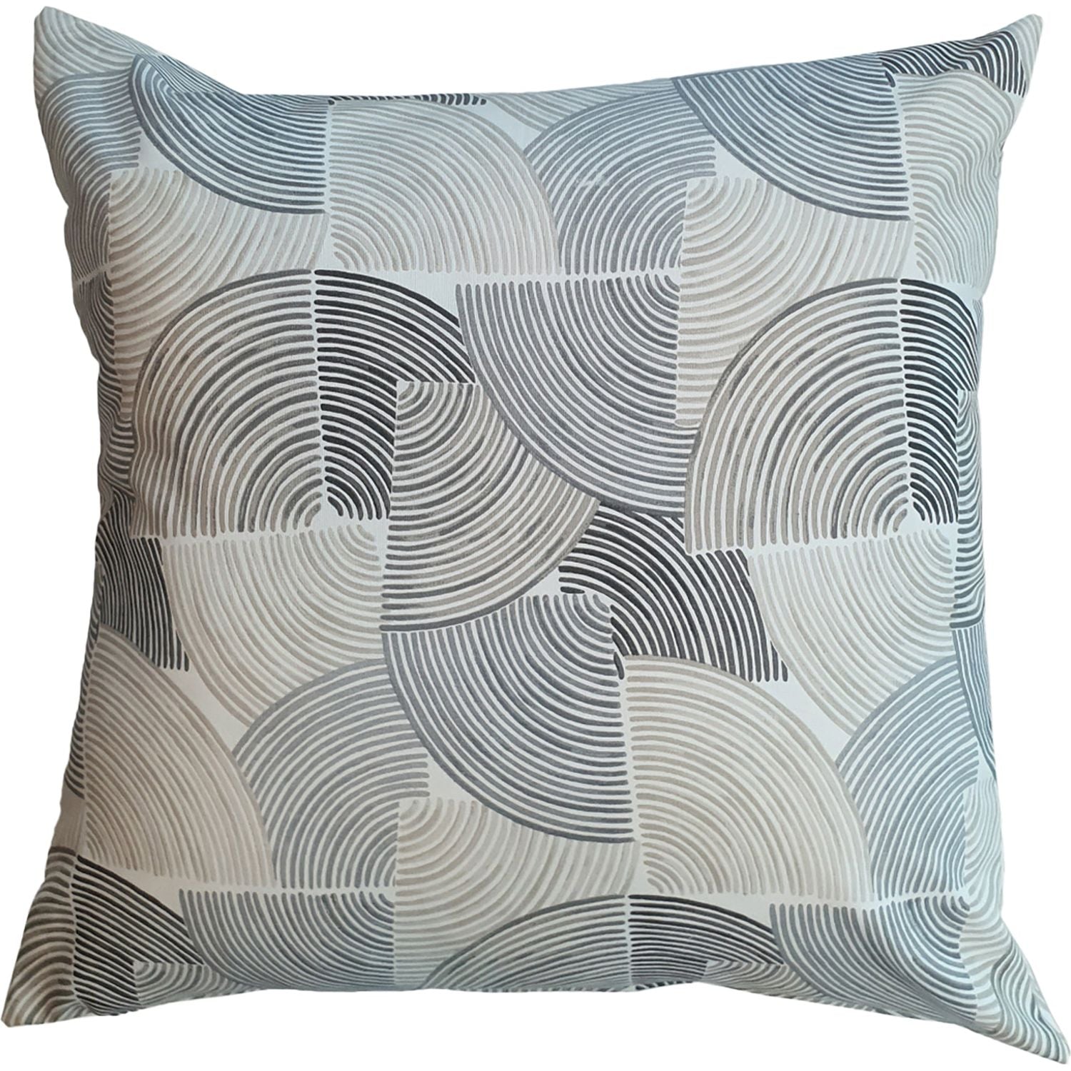 OLIBÒ - Cuscino Arredo Geometrico Beige 50x50 cm